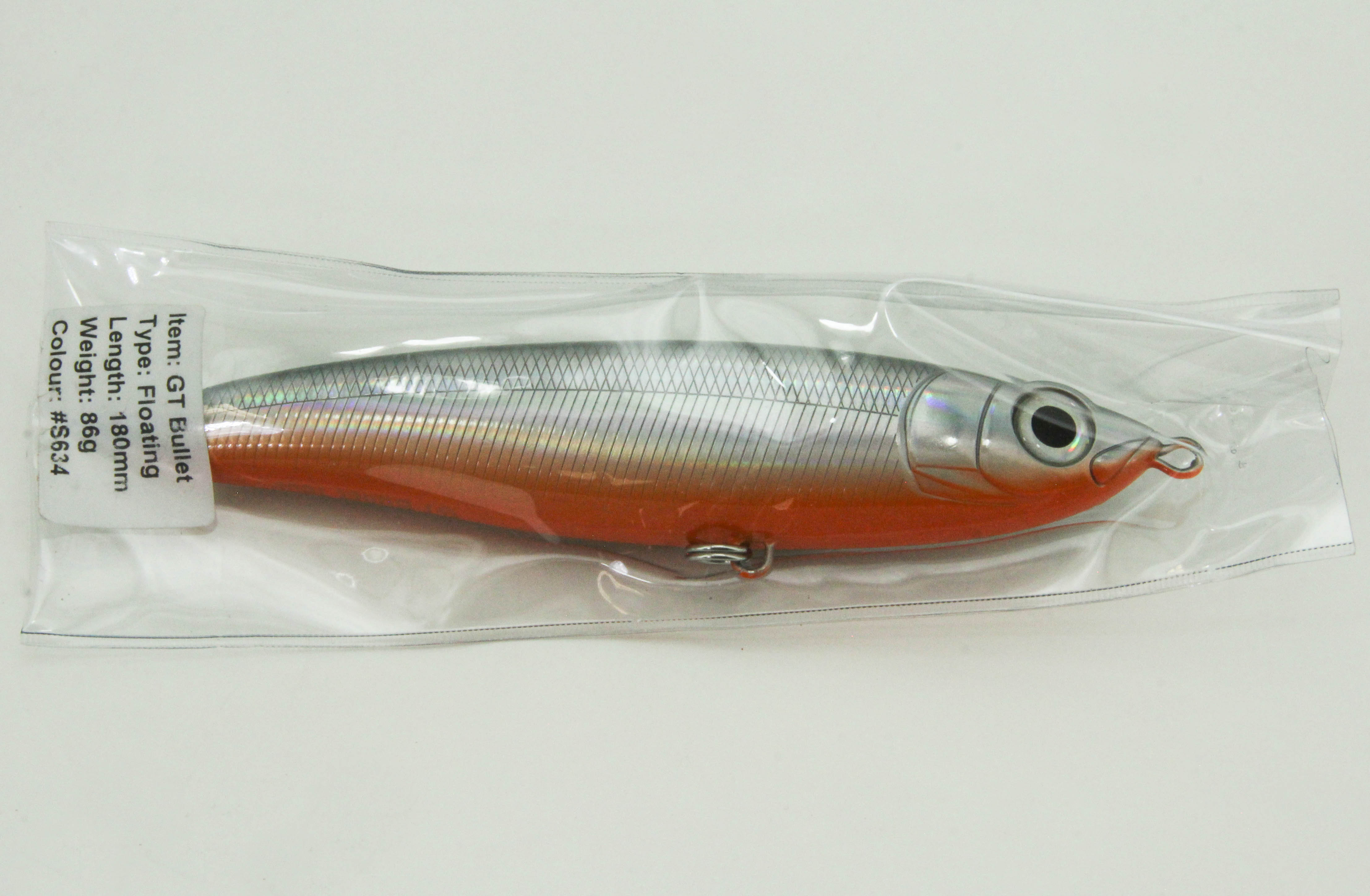 C0306 TSURIBI STICKBAIT PENCIL SALTWATER BIG GAME FISHING LURE 180MM 86G (FLOATING) GT BULLET
