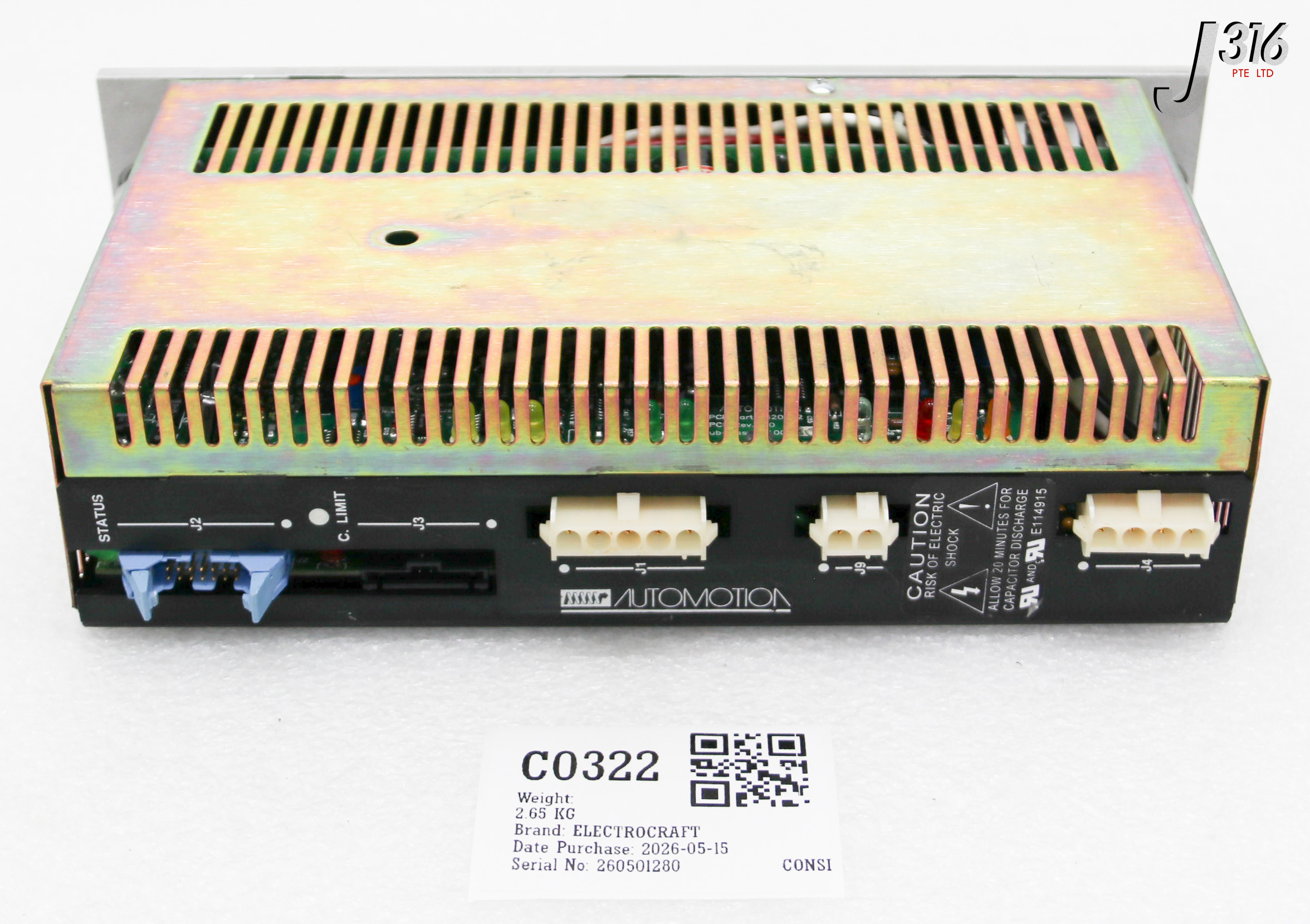 C0322 ELECTROCRAFT AUTOMOTION MOTOR CONTROL, 4009-02 ALC06OR-010-1011