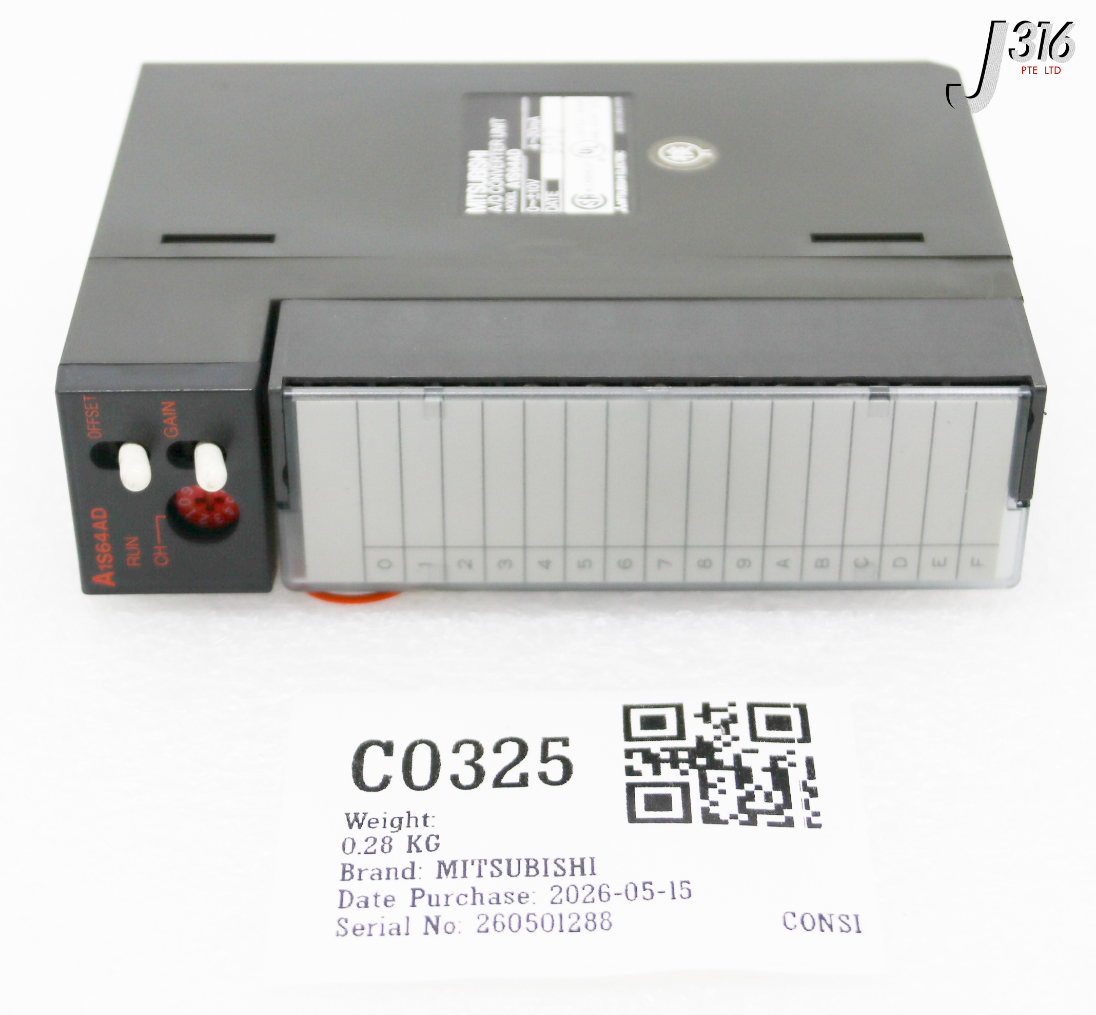 C0325 MITSUBISHI A/D CONVERTER UNIT A1S64AD