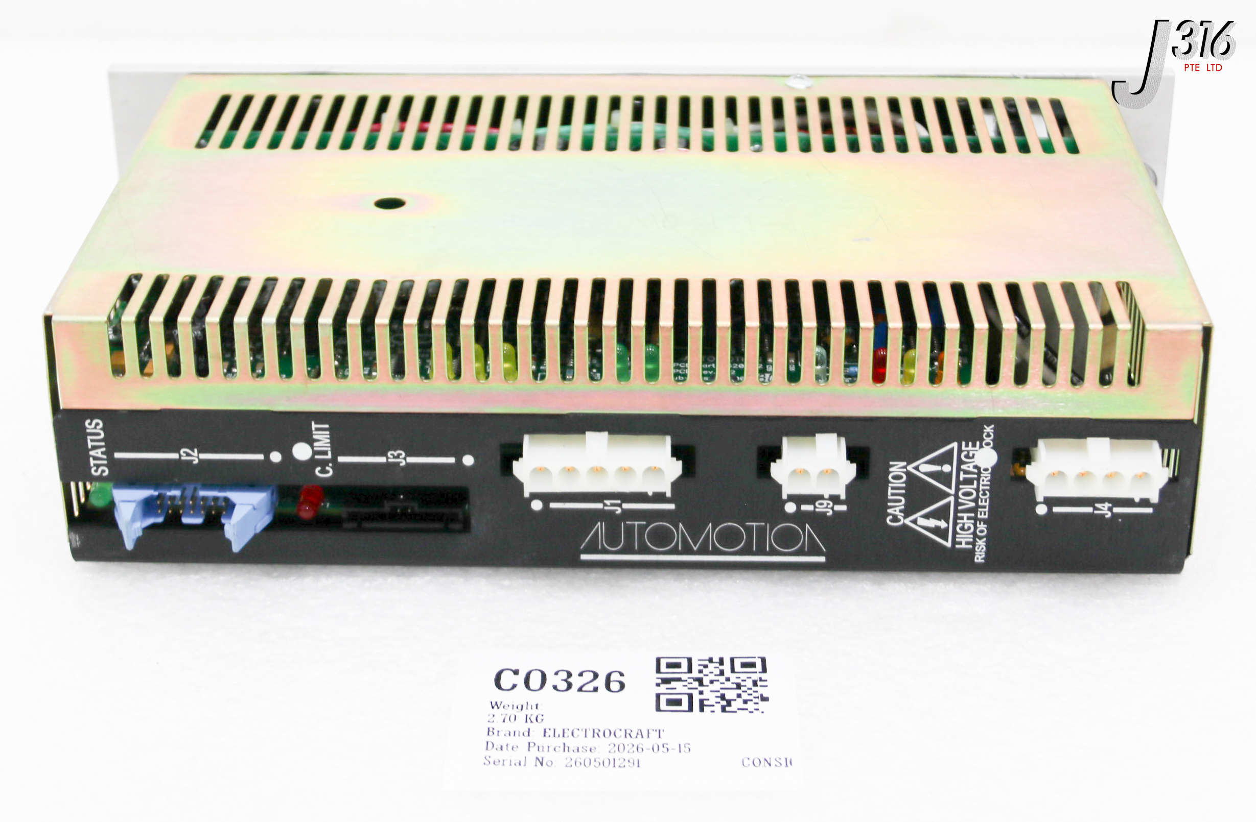 C0326 ELECTROCRAFT AUTOMOTION MOTOR CONTROL, 4009-14 ALC120R-010-1111-R3E/W
