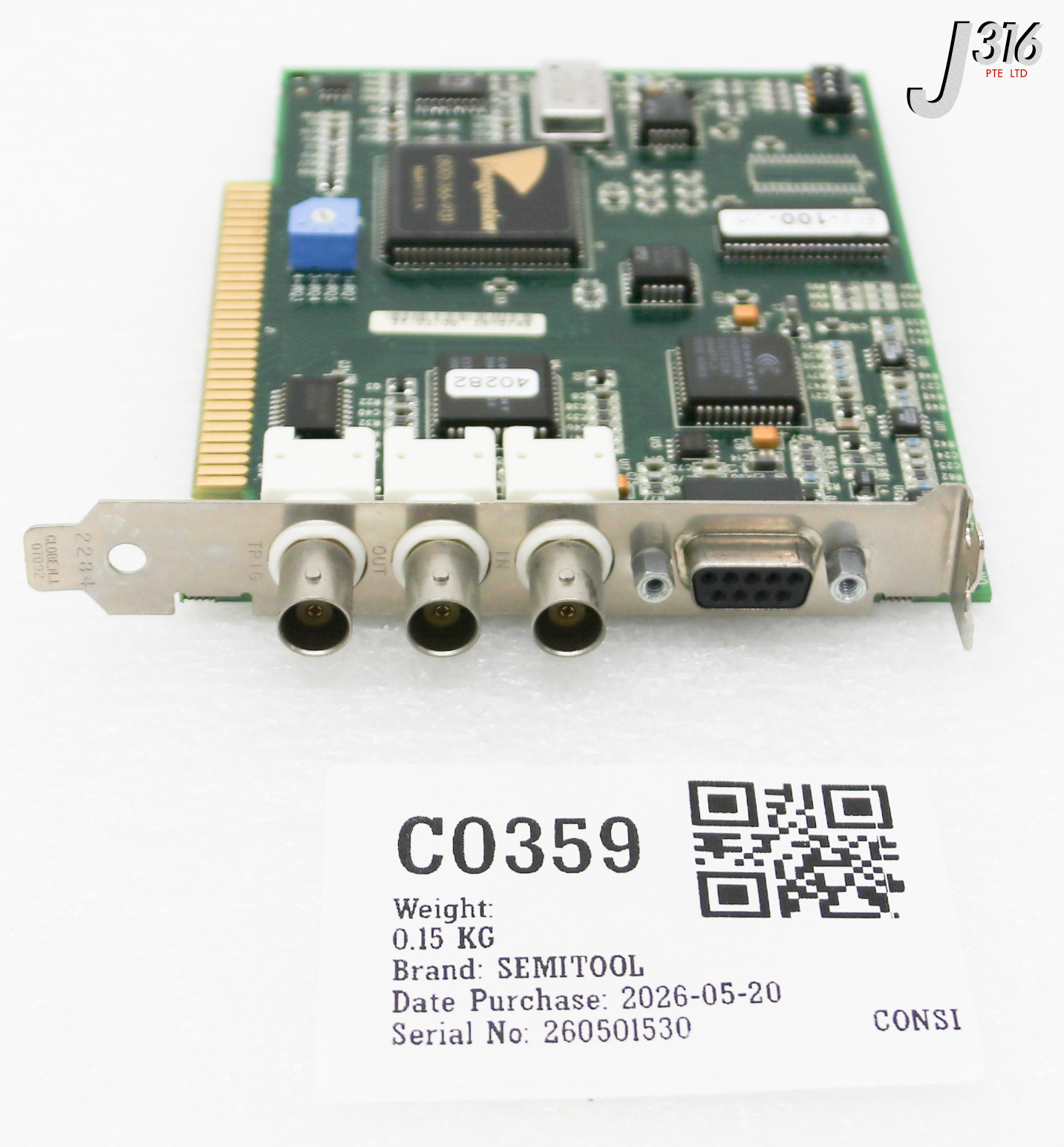 C0359 SEMITOOL PCB, ASSY, MNEMONICS 4012-10 E1-100-10