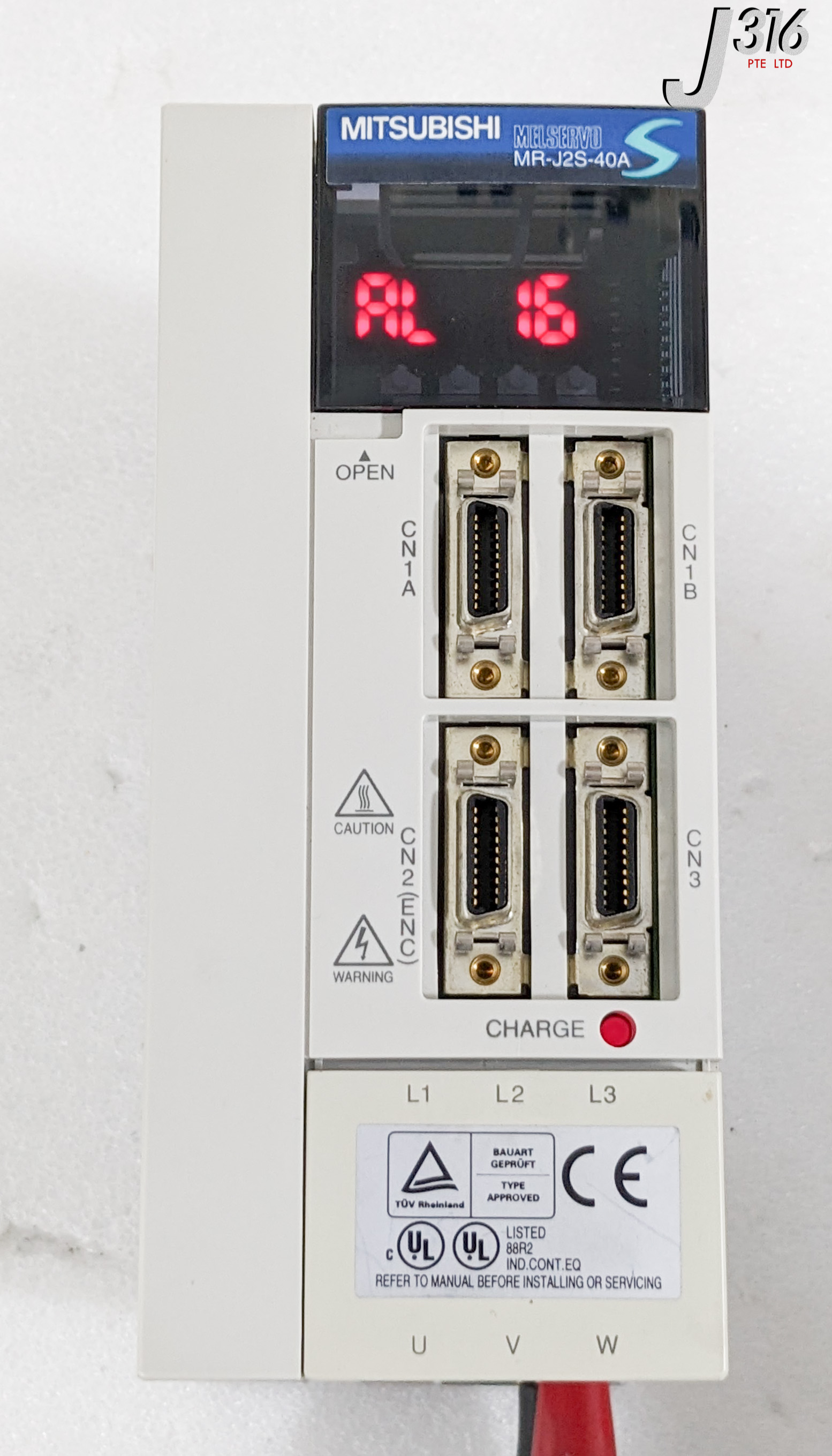 C1006 MITSUBISHI AC SERVO DRIVE, MELSERVO, 400W MR-J2S-40A – J316Gallery