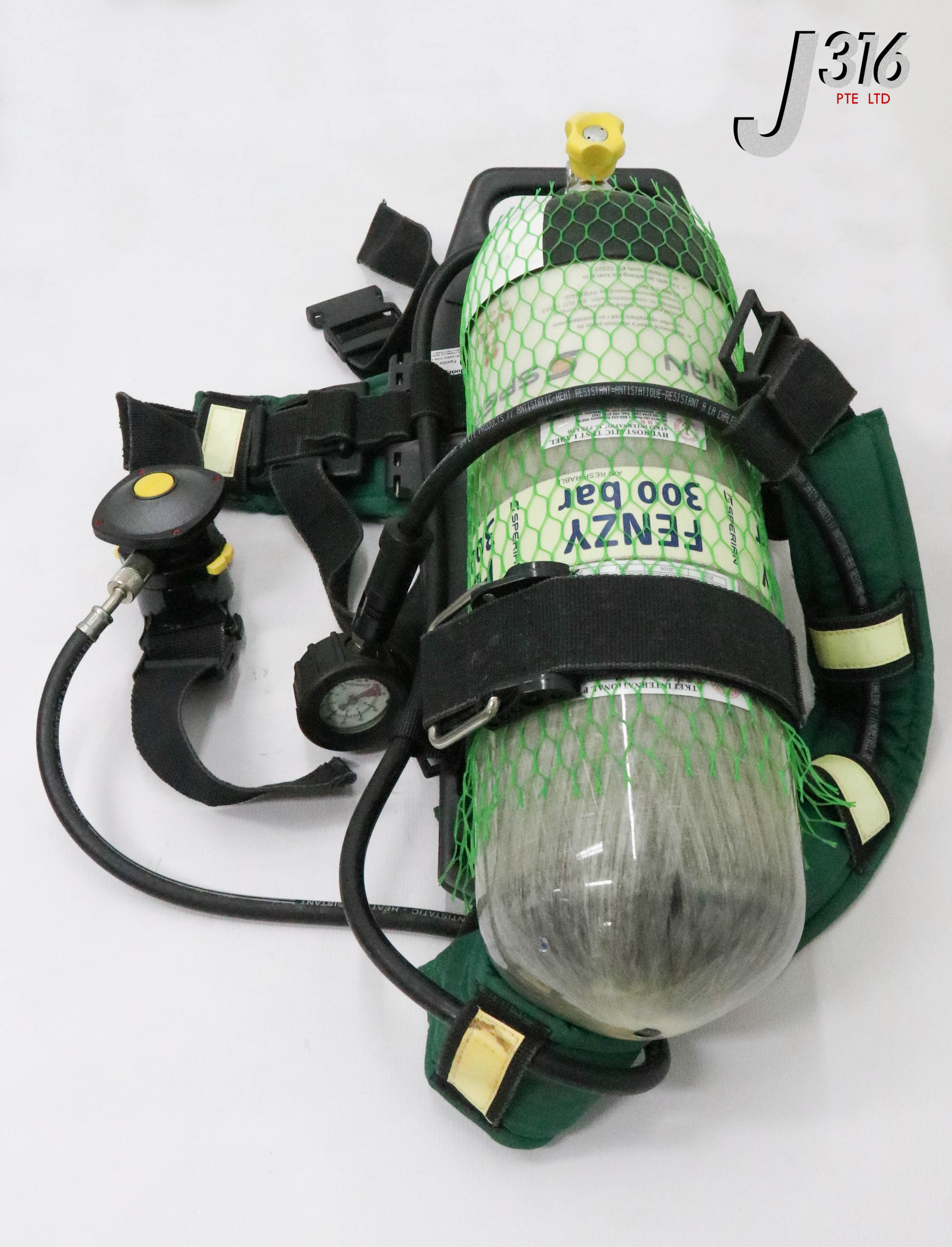 C1400 HONEYWELL SELF CONTAINED BREATHING APPARATUS W/ 2X 300BAR ...