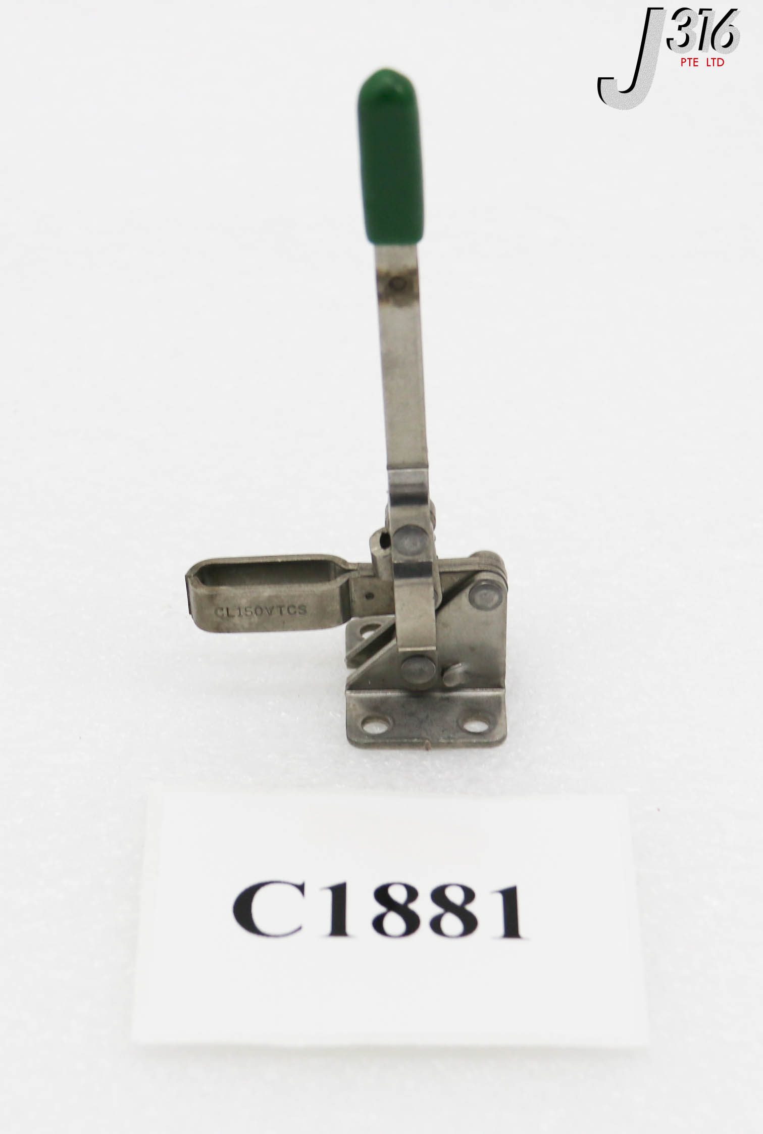 C1881 APPLIED MATERIALS CLAMP TGL FLG SST 100LBS LONG HDL W/VINYL (NEW) 0690-01843