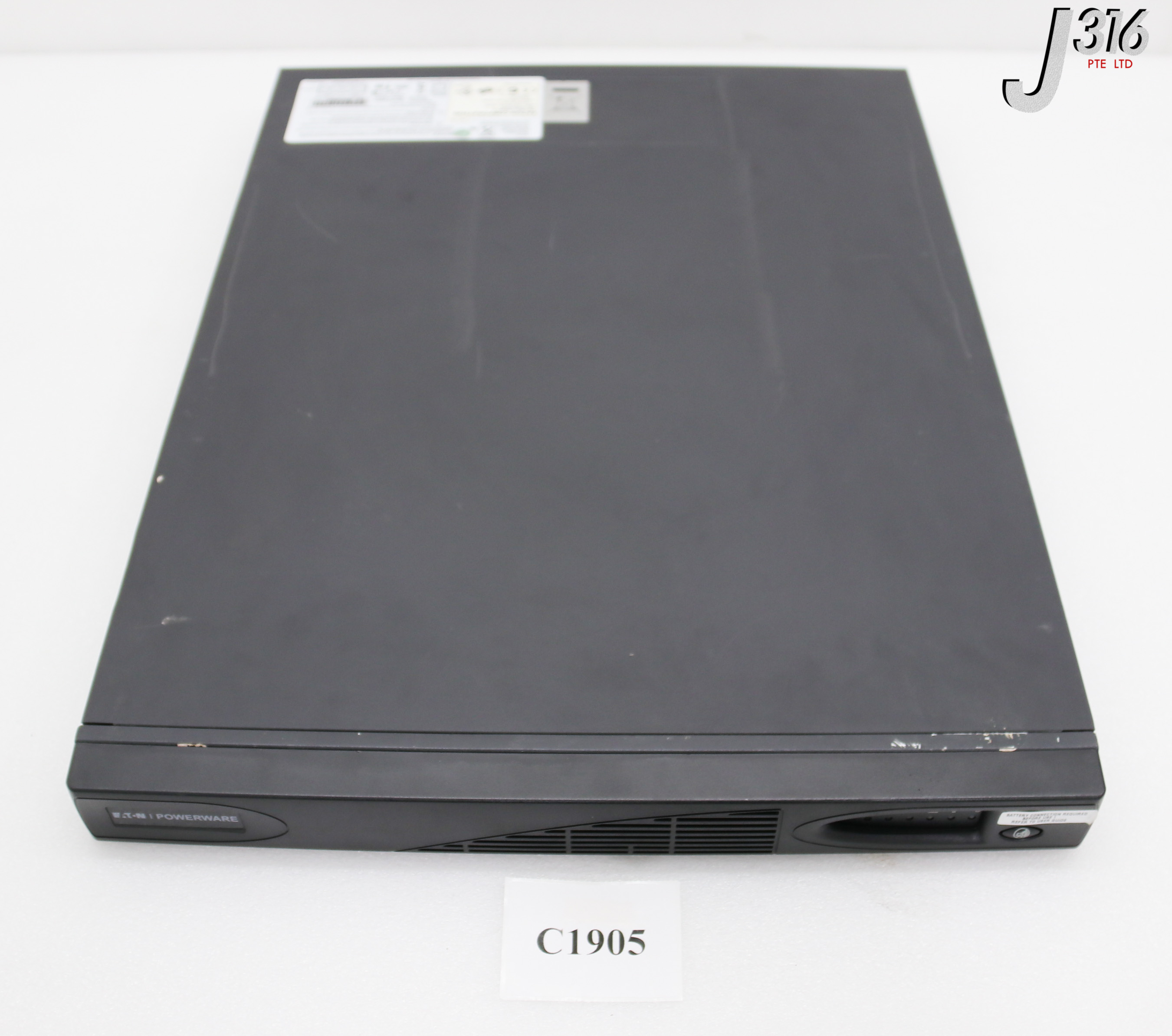 C1905 EATON EATON RACKMOUNT UPS, P/N: 103003276-6591 PW5115 1500I RM BLK