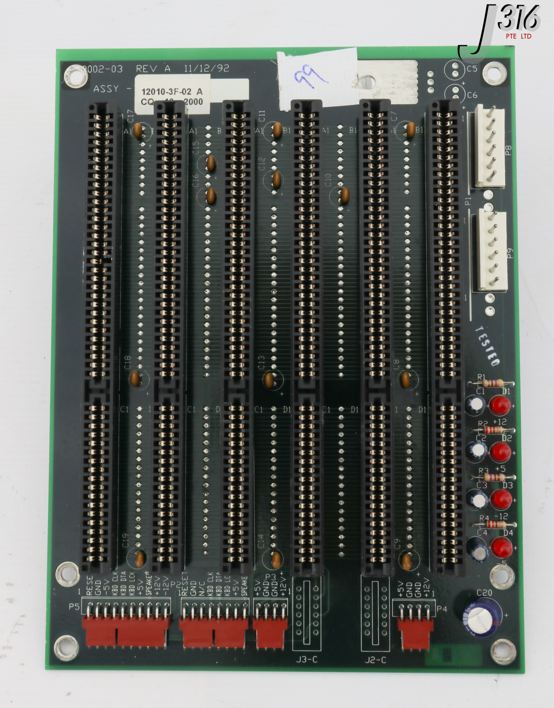 C2172 KONTRON PCB, BACKPLANE BOARD 12010-3F-02 – J316Gallery