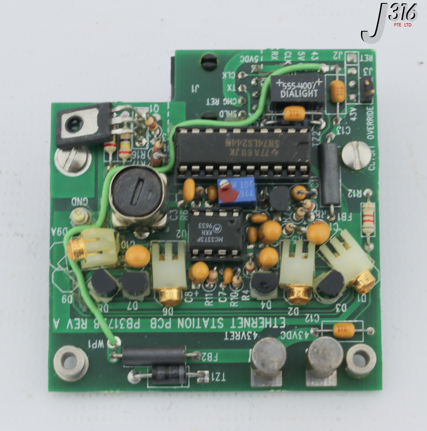 C2247 BROOKS PCB, ETHERNET STATION BOARD W/ PB26161 BOARD PB31728