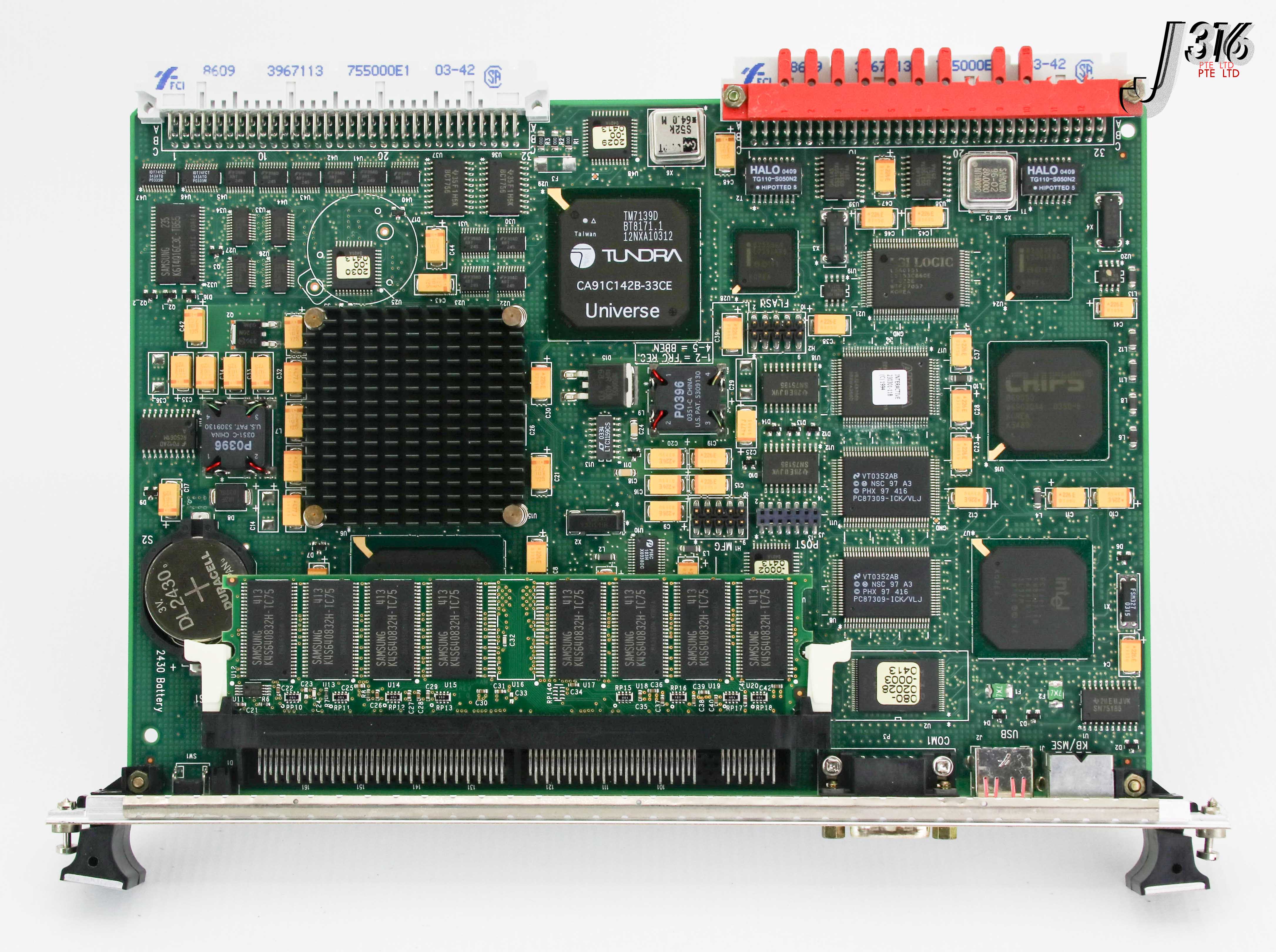 C2801 APPLIED MATERIALS CPU NT PIII 400MHZ 128MB RAM VME BUS SINGLE (WORKING) 0190-11528