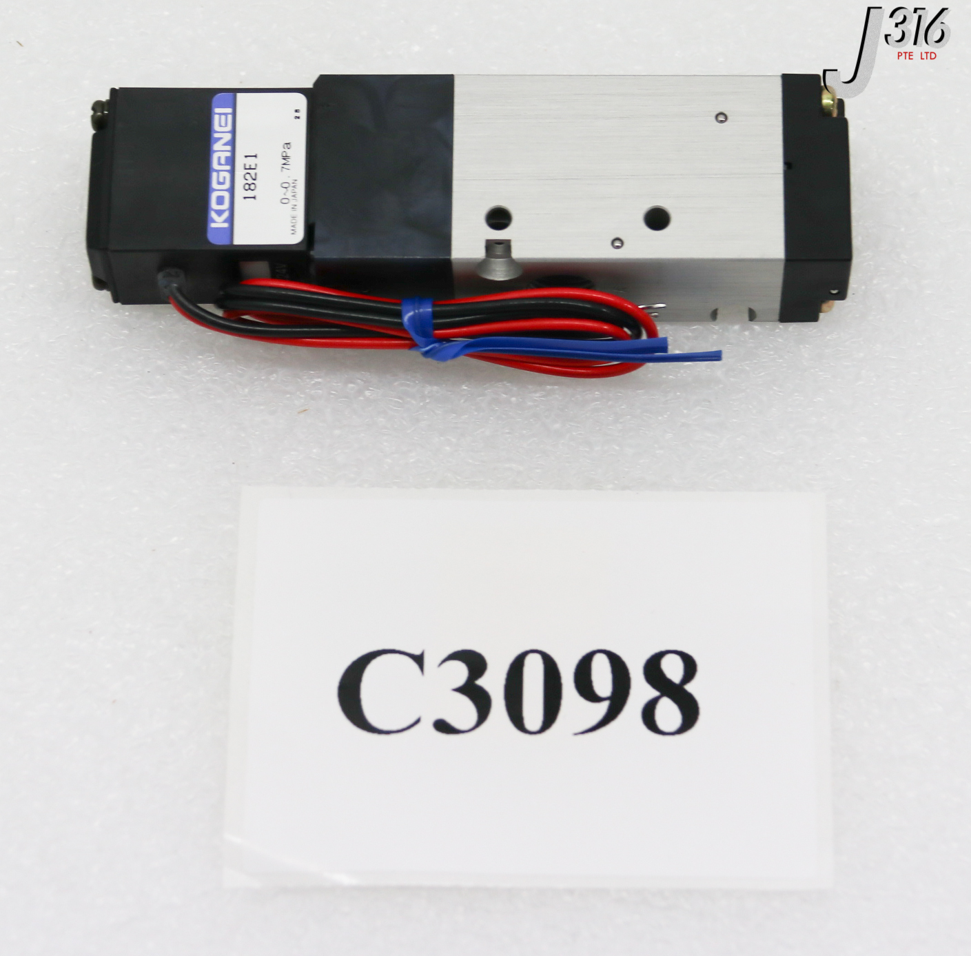 C3098 KOGANEI SOLENOID VALVE, 0-0.7 MPA (NEW) 1.82E+03