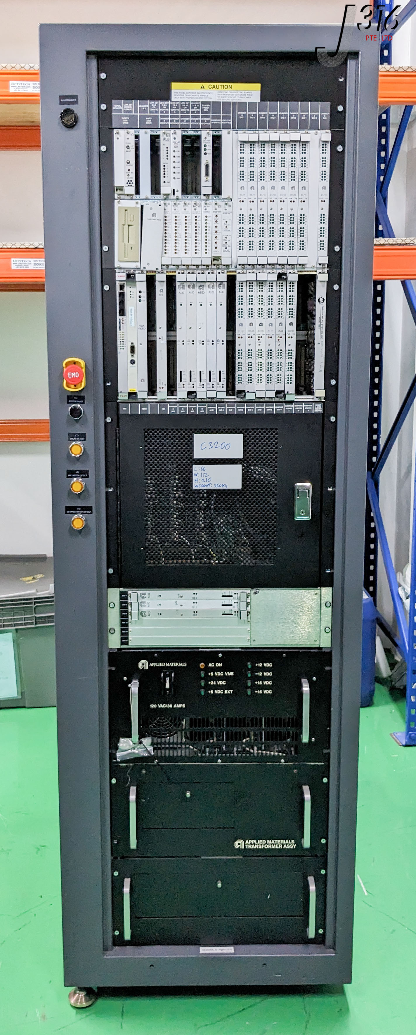 C3700 APPLIED MATERIALS CONTROLLER TOWER ASSY -