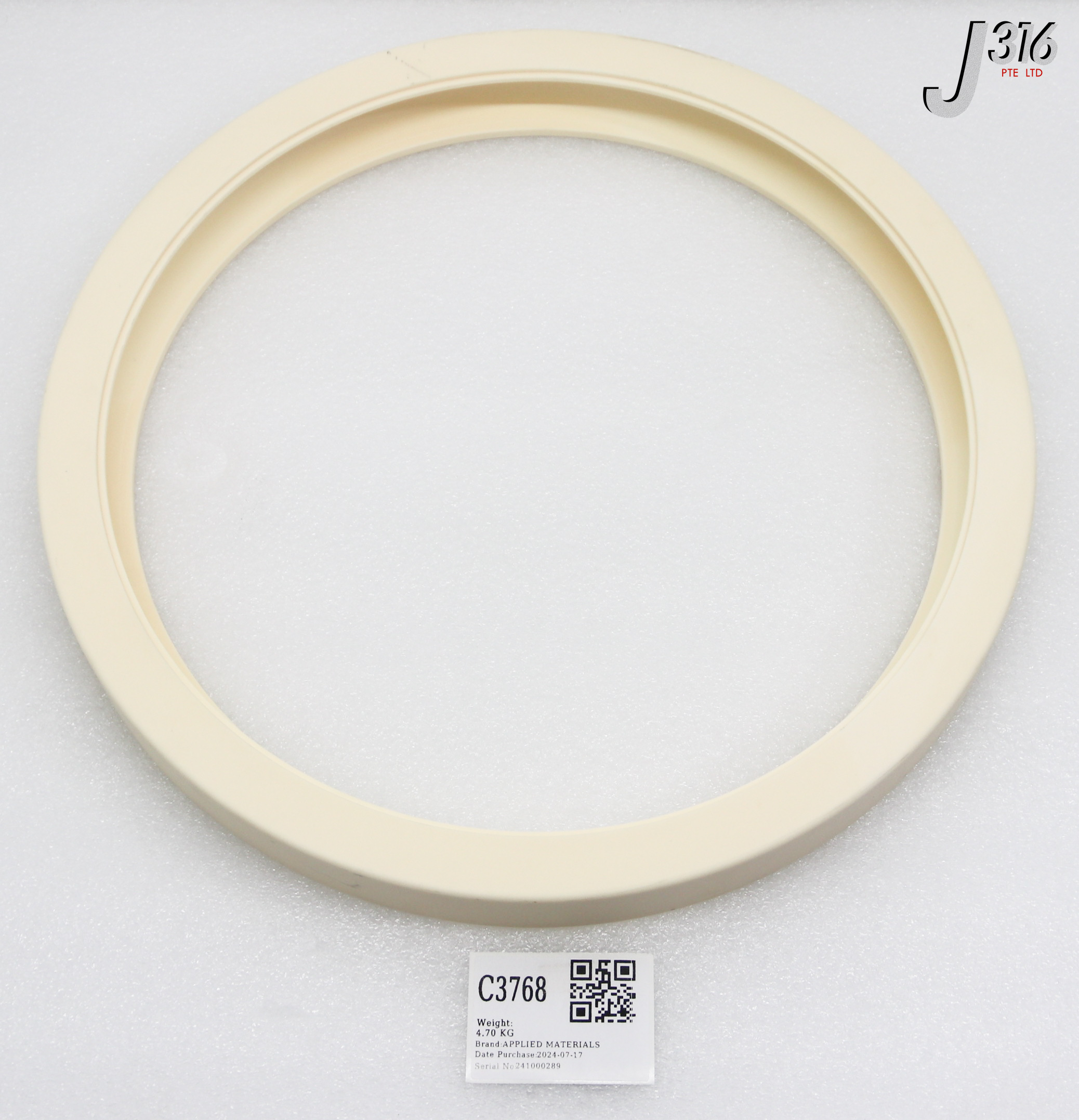 C3768 APPLIED MATERIALS C-CHANNEL SIDE 2 (PARTS) 0200-03407