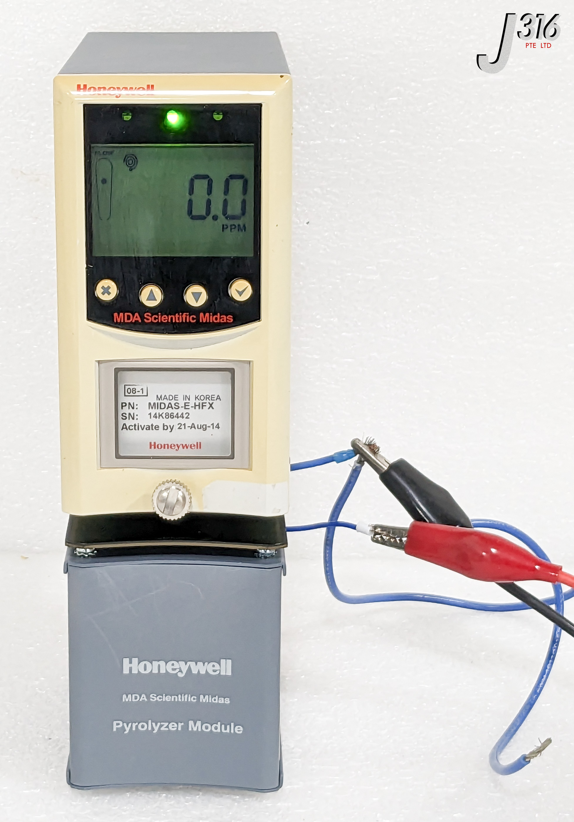 C3801 HONEYWELL GAS DETECTOR, MIDAS W/ PYROLYZER MODULE MIDAS-T-00P MIDAS-T-001