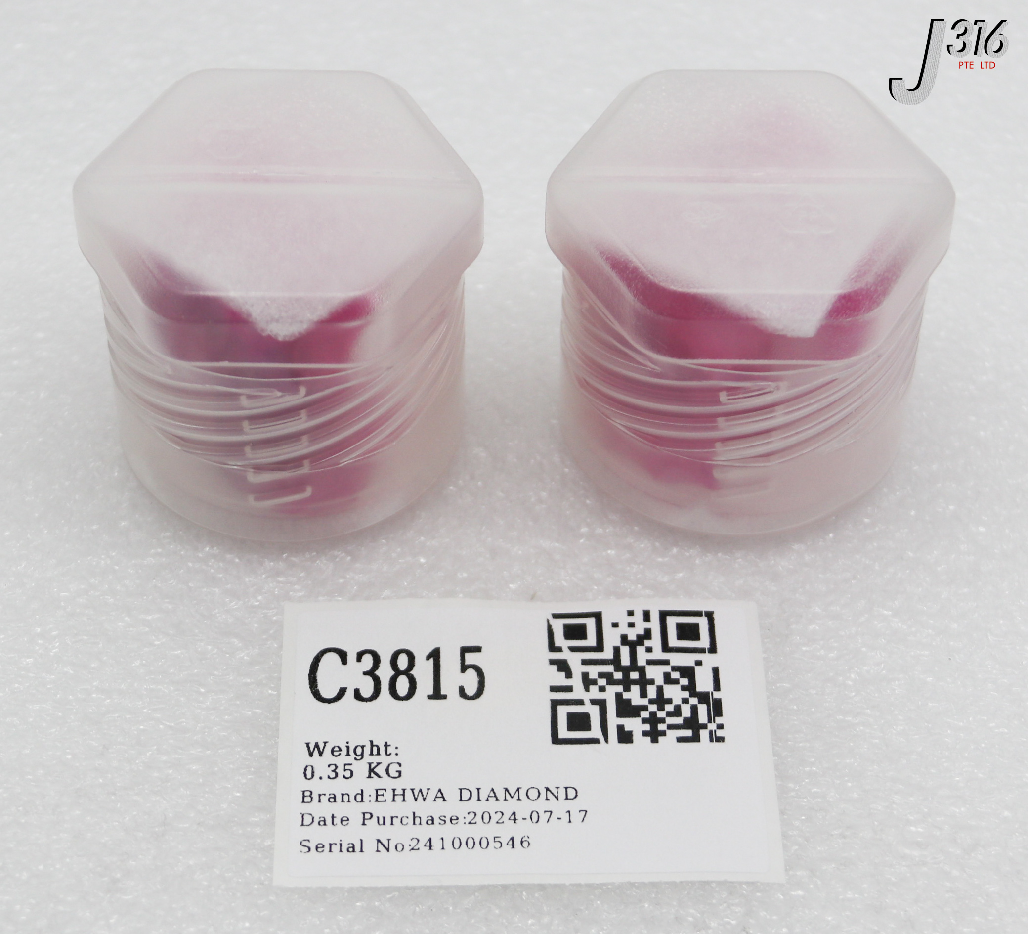 C3815 EHWA DIAMOND PAD CONDITIONER (LOT OF 2) (NEW) BSL-CMP(D38.1)