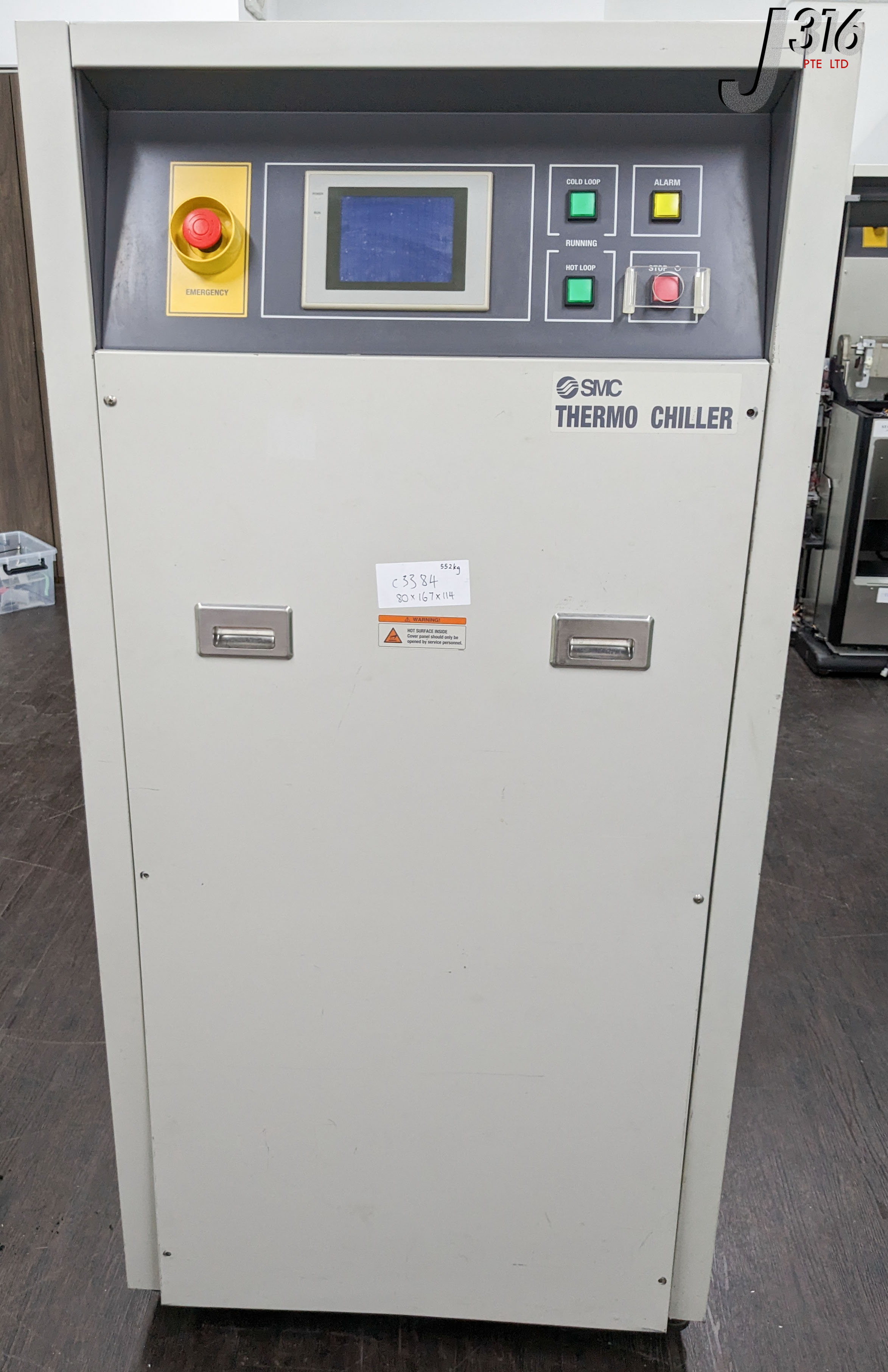 C3884 SMC THERMO CHILLER AMAT 0190-08692 INR-498-001B