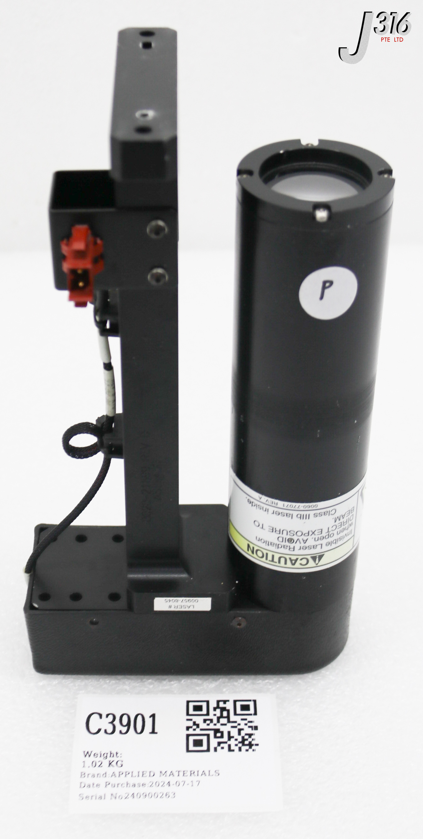 C3901 APPLIED MATERIALS ORIENTER LASER, WAFER NOTCH FINDER, PCB: 0100-02849 0020-21699