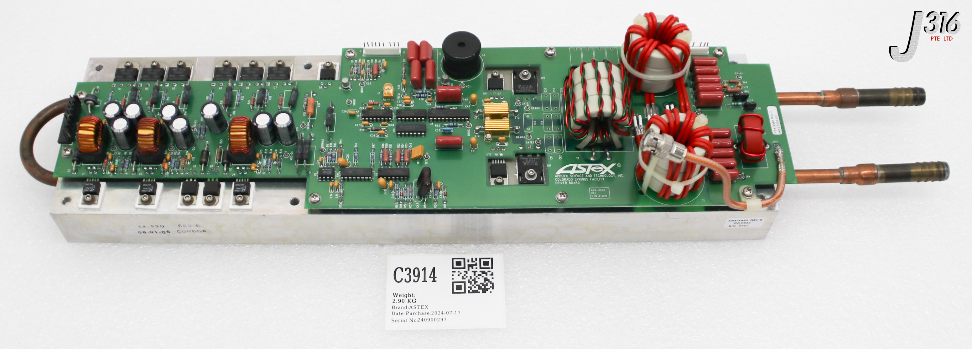 C3914 ASTEX PCB, COLORADO SPRINGS FACILITY DRIVER BOARD, ABX-X490 ARX-X490
