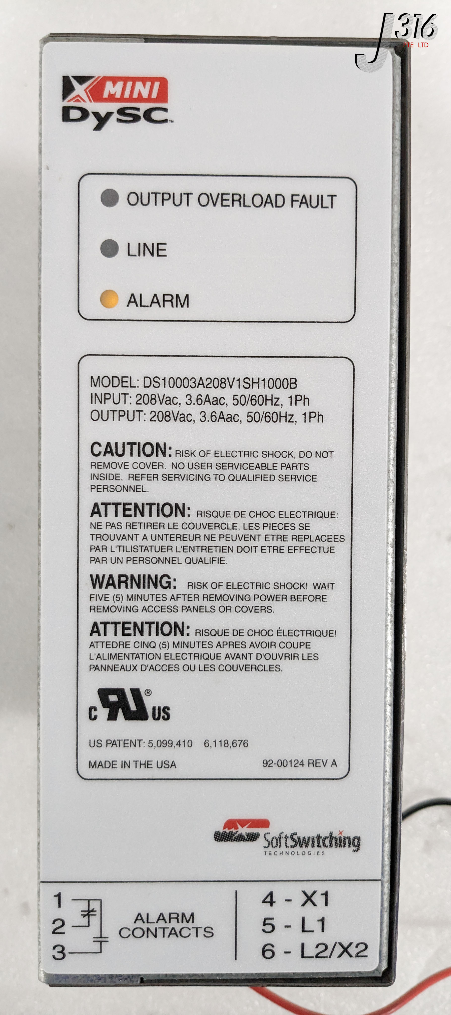 C3960 MINIDYSC VOLTAGE SET PROTECTOR (NEW) DS10003A208V1SH1000B