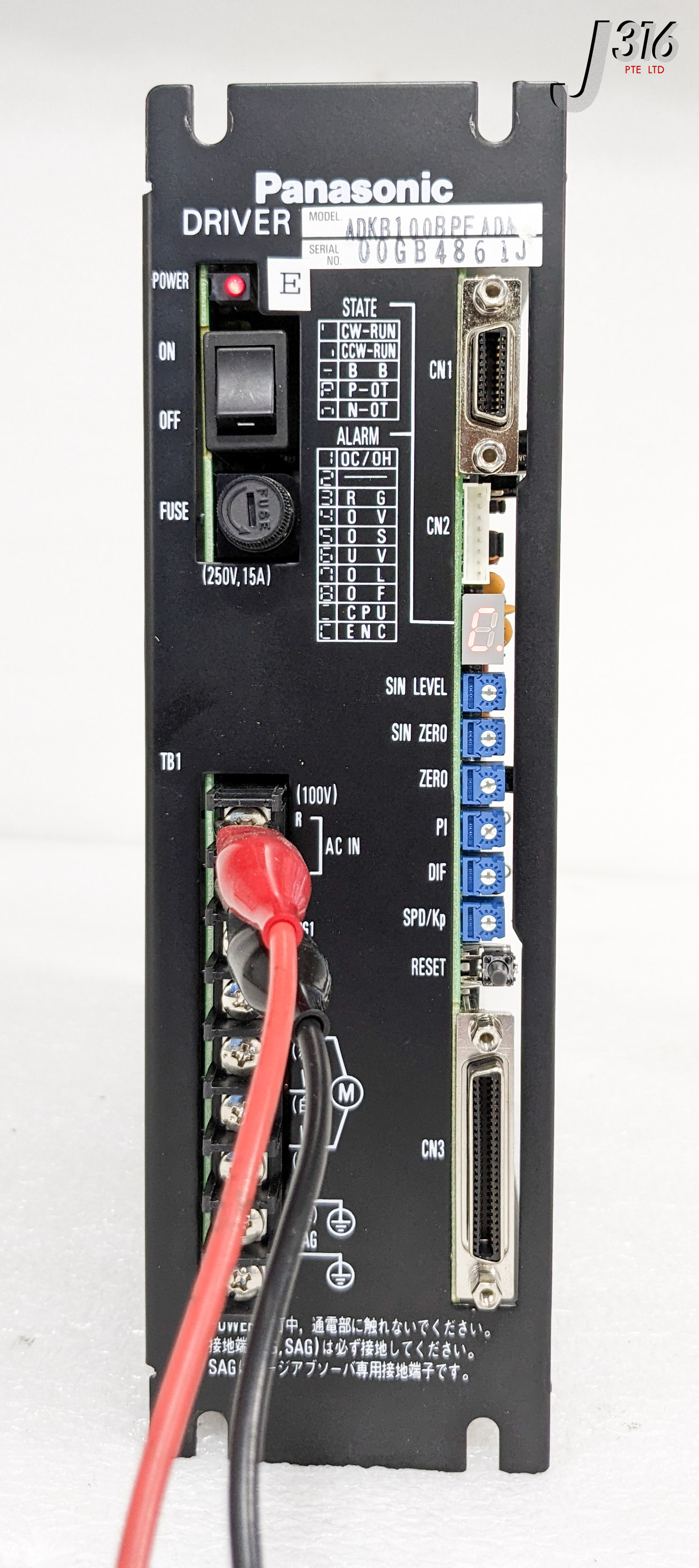 C3961 PANASONIC AC SERVO DRIVE UNIT ADKB100BPFADA