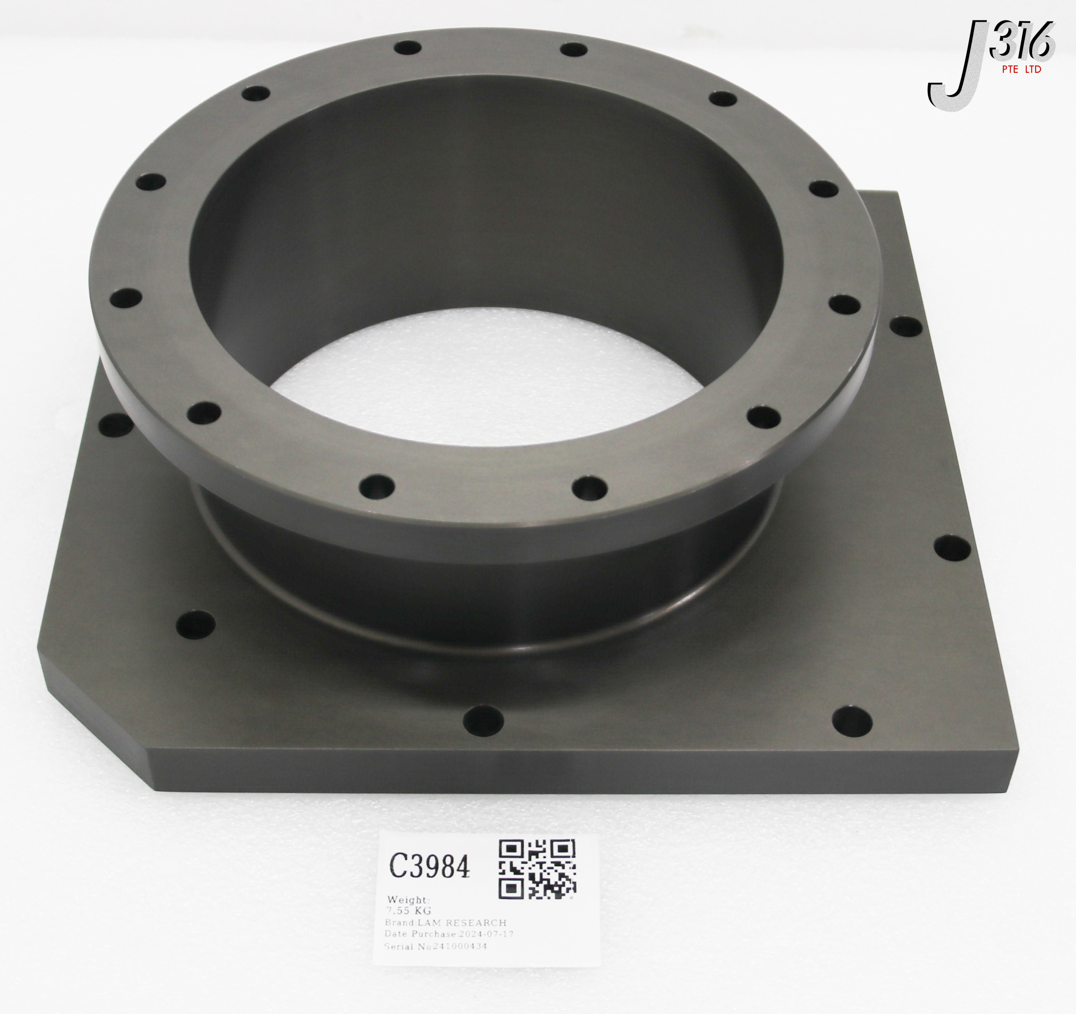 C3984 LAM RESEARCH PL, CHAMBER TO VLV 715-360268-001
