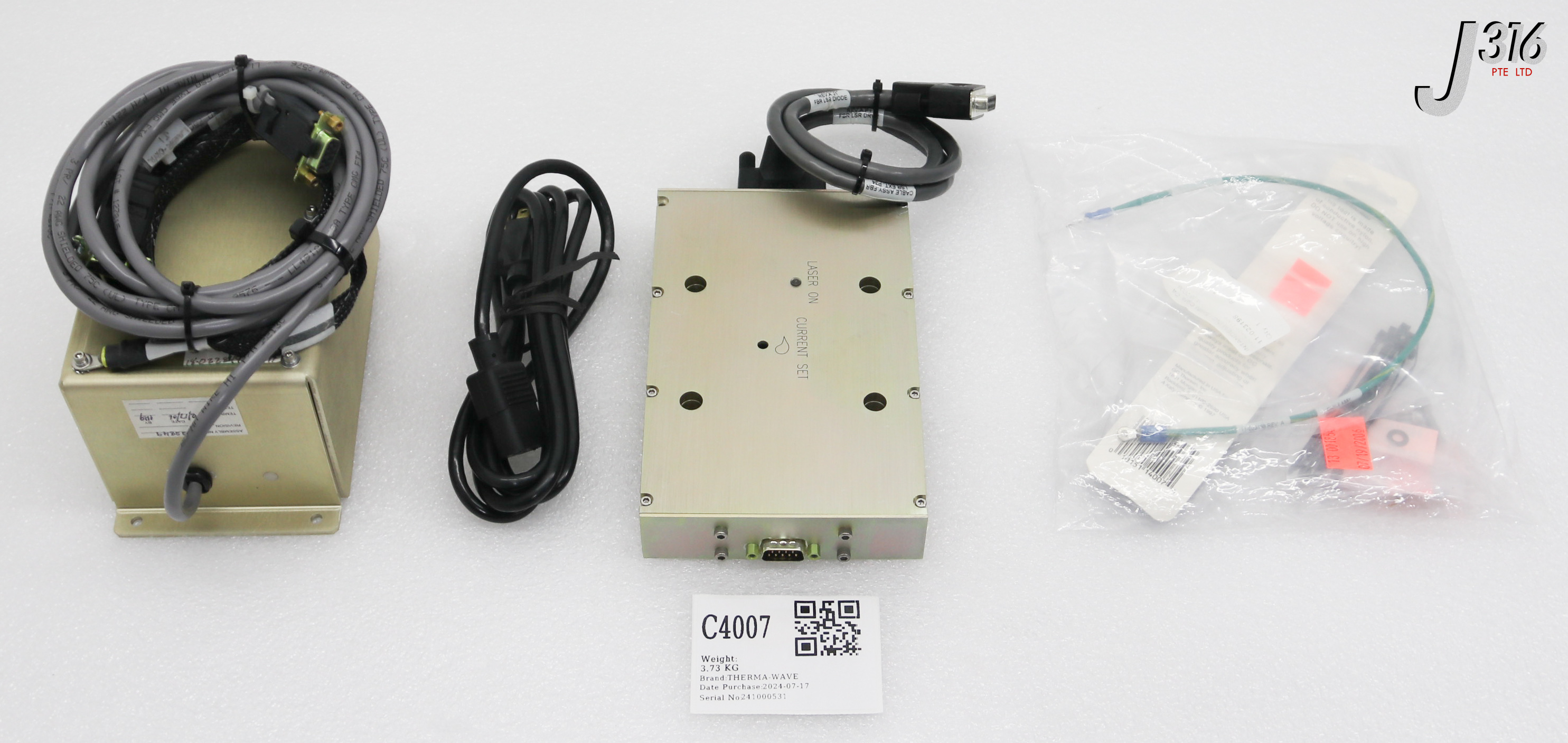 C4007 THERMA-WAVE POWER SUPPLY & LASER W/ DIODE DRIVER 18-022643 18-022849