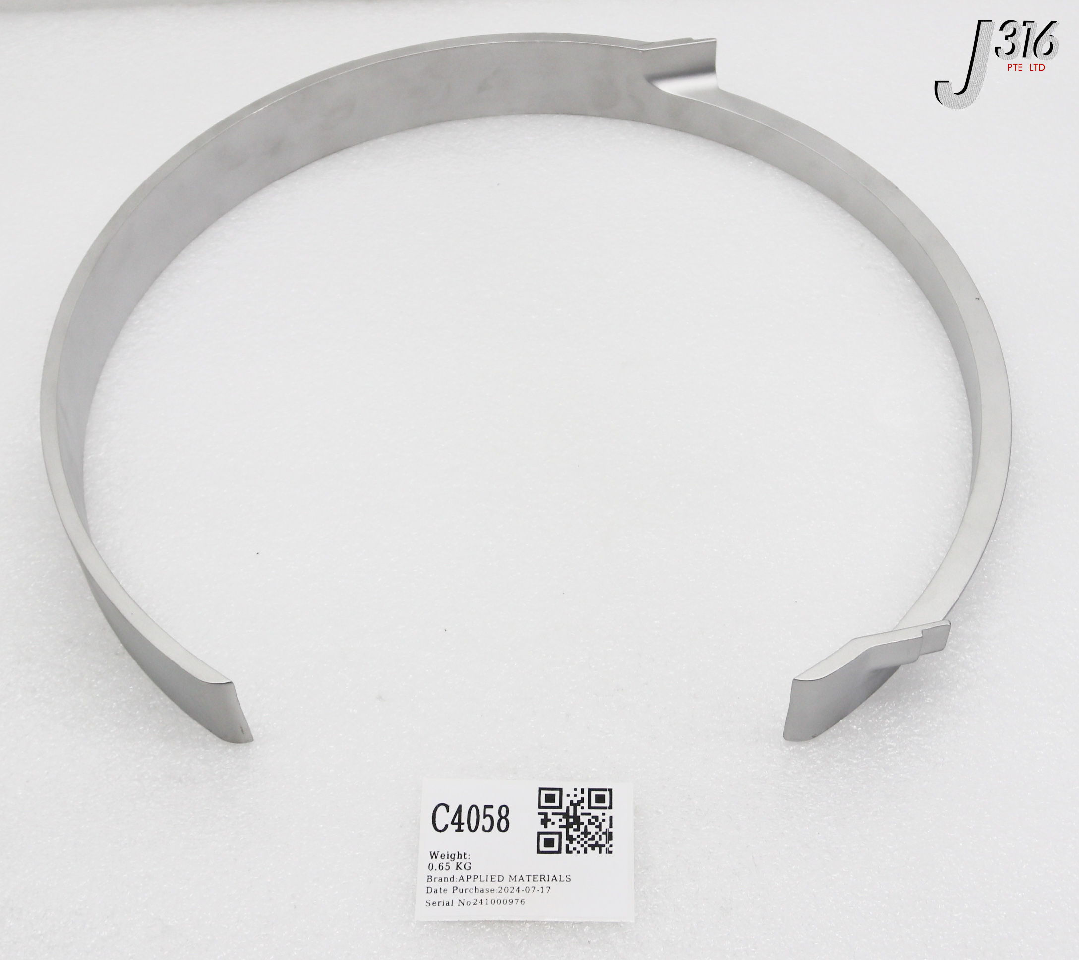 C4058 APPLIED MATERIALS FILLER CHAMBER 1 APF PRODUCER SE 0040-75150