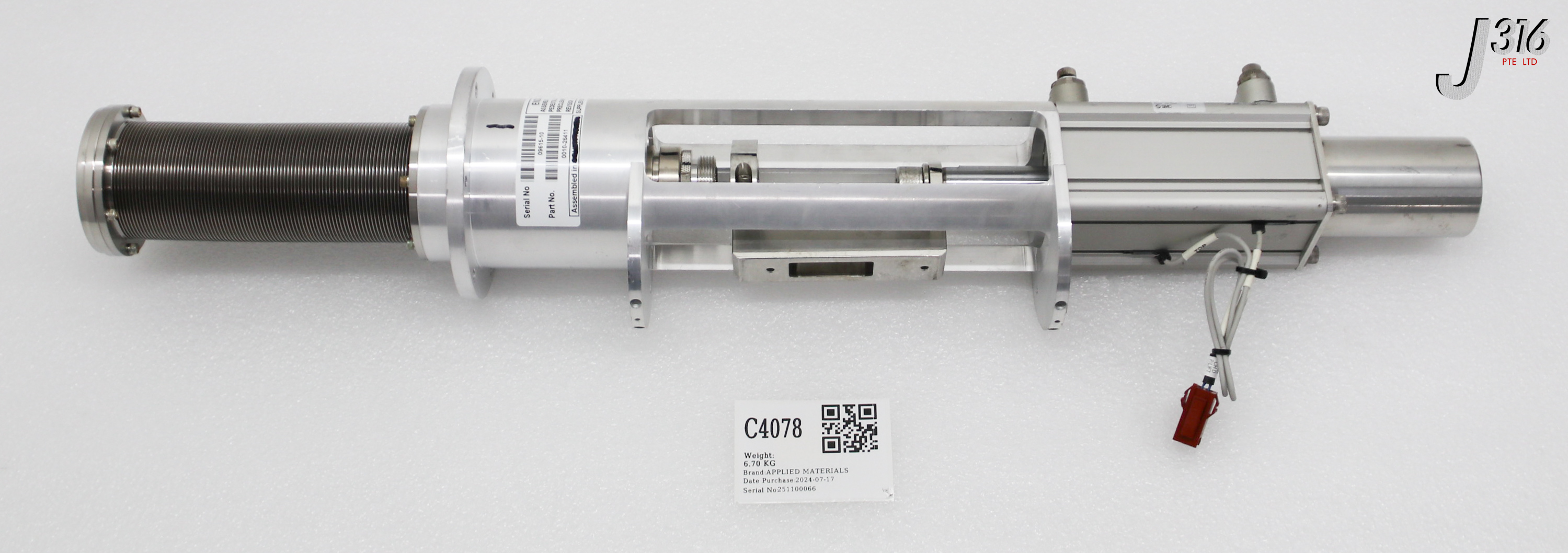 C4078 APPLIED MATERIALS ENDURA ASSY PEDESTAL LIFT PRECLEAN PIK2 0010-26411