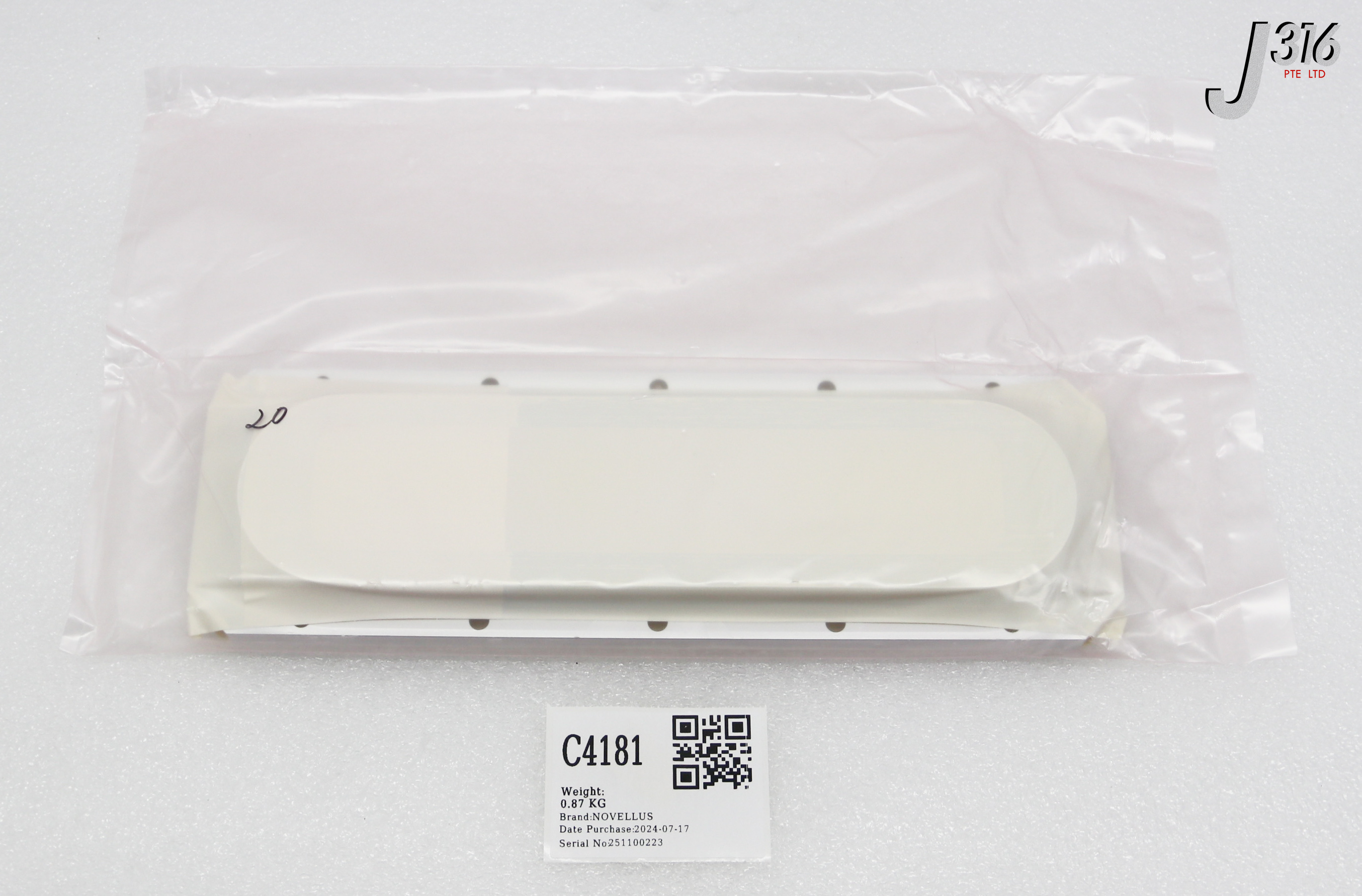 C4181 NOVELLUS ASSY,L-TYPE INSERT (NEW) 02-130206-00