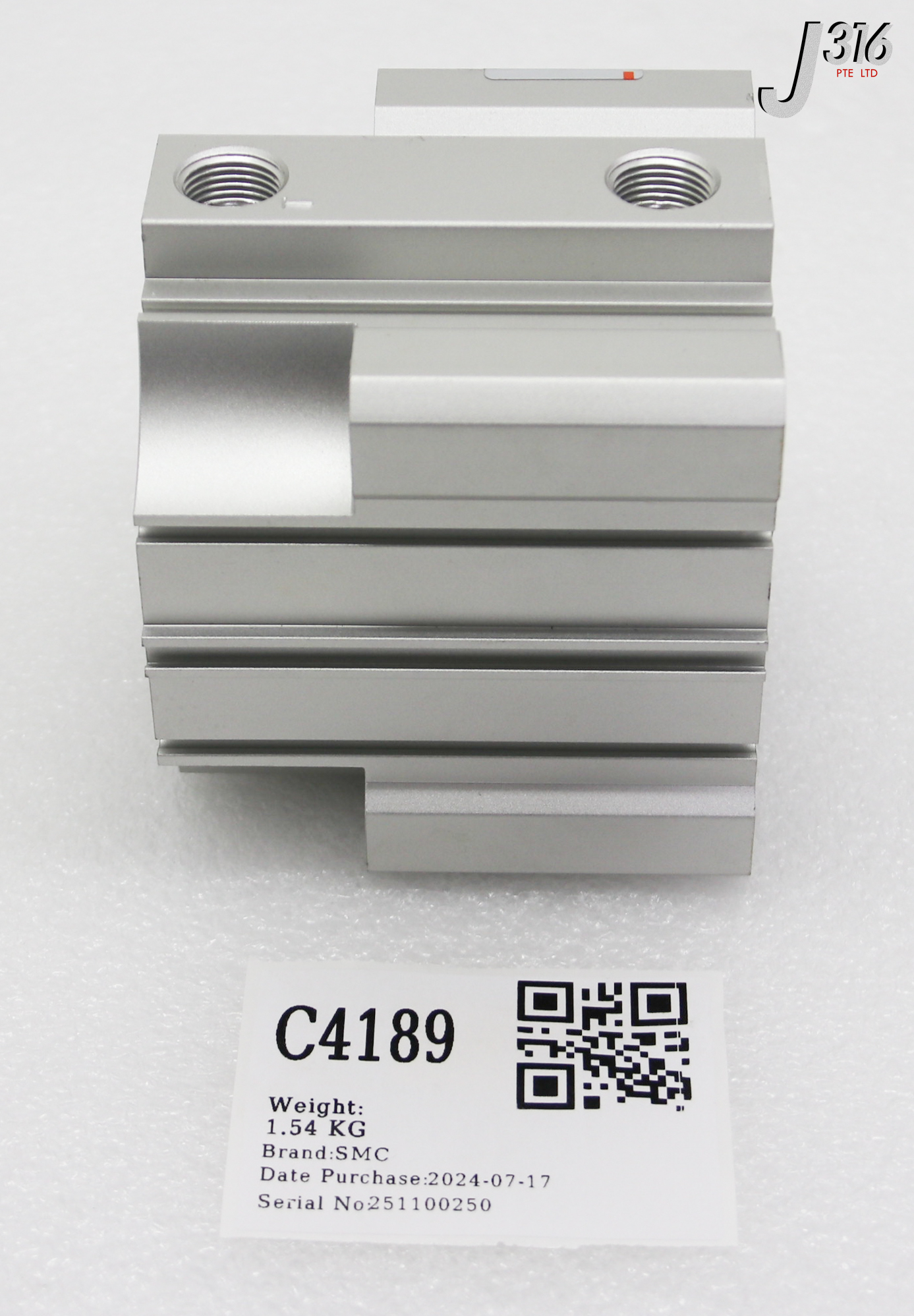 C4189 SMC CYL, COMPACT, AUTO-SW, NPT, AIR 3.25BORE 1.5STRK AUTO, 3020-01052 (NEW) NCDQ2B80-UIA990939