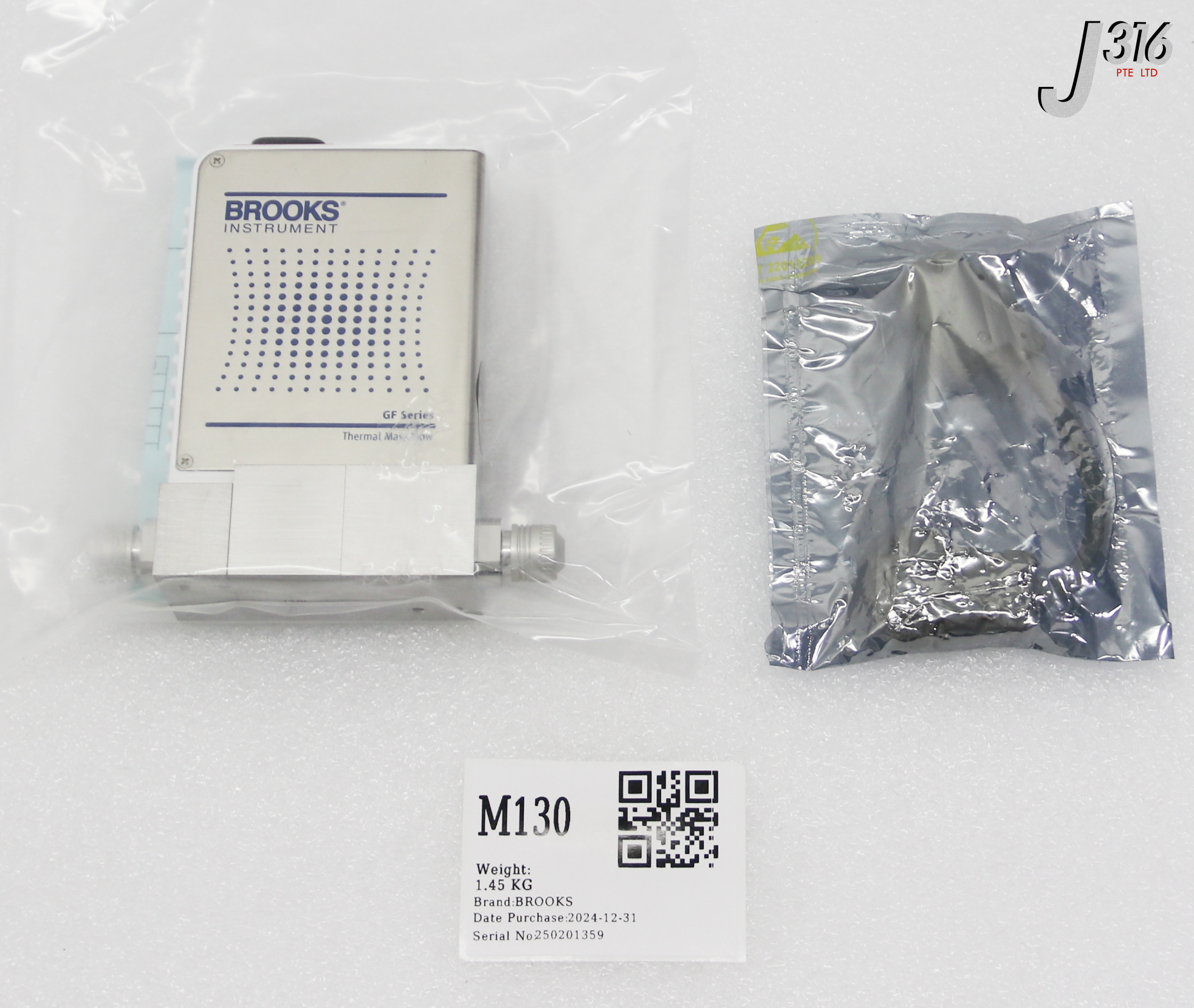 M130 BROOKS MFC, GF SERIES, GAS: N2, RANGE: 20SCCM (NEW) GF100CXXC