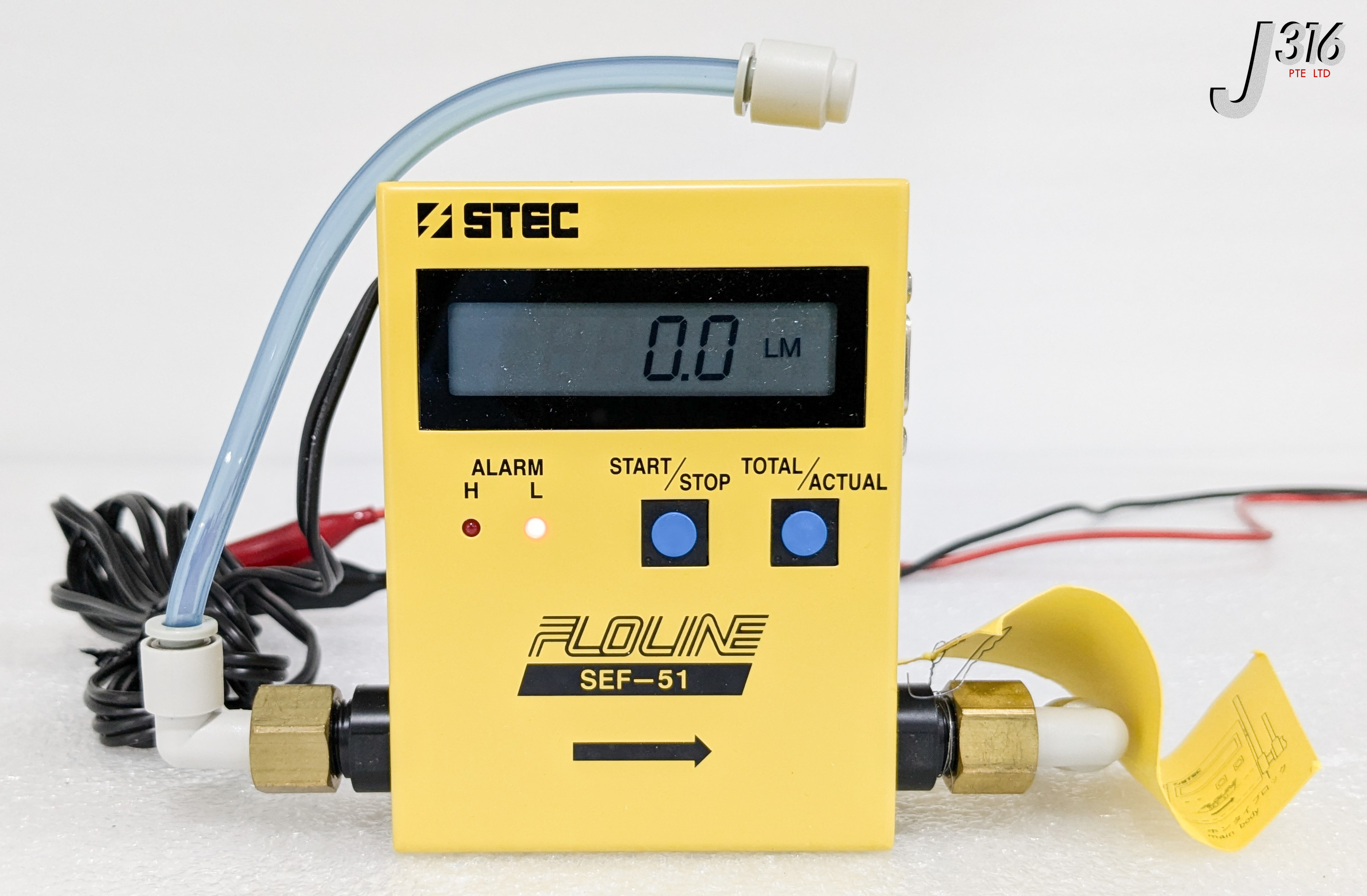 M131 STEC MASS FLOW METER, FLOLINE, GAS: N2.O2 AIR, RANGE: 20LM (NEW) SEF-51