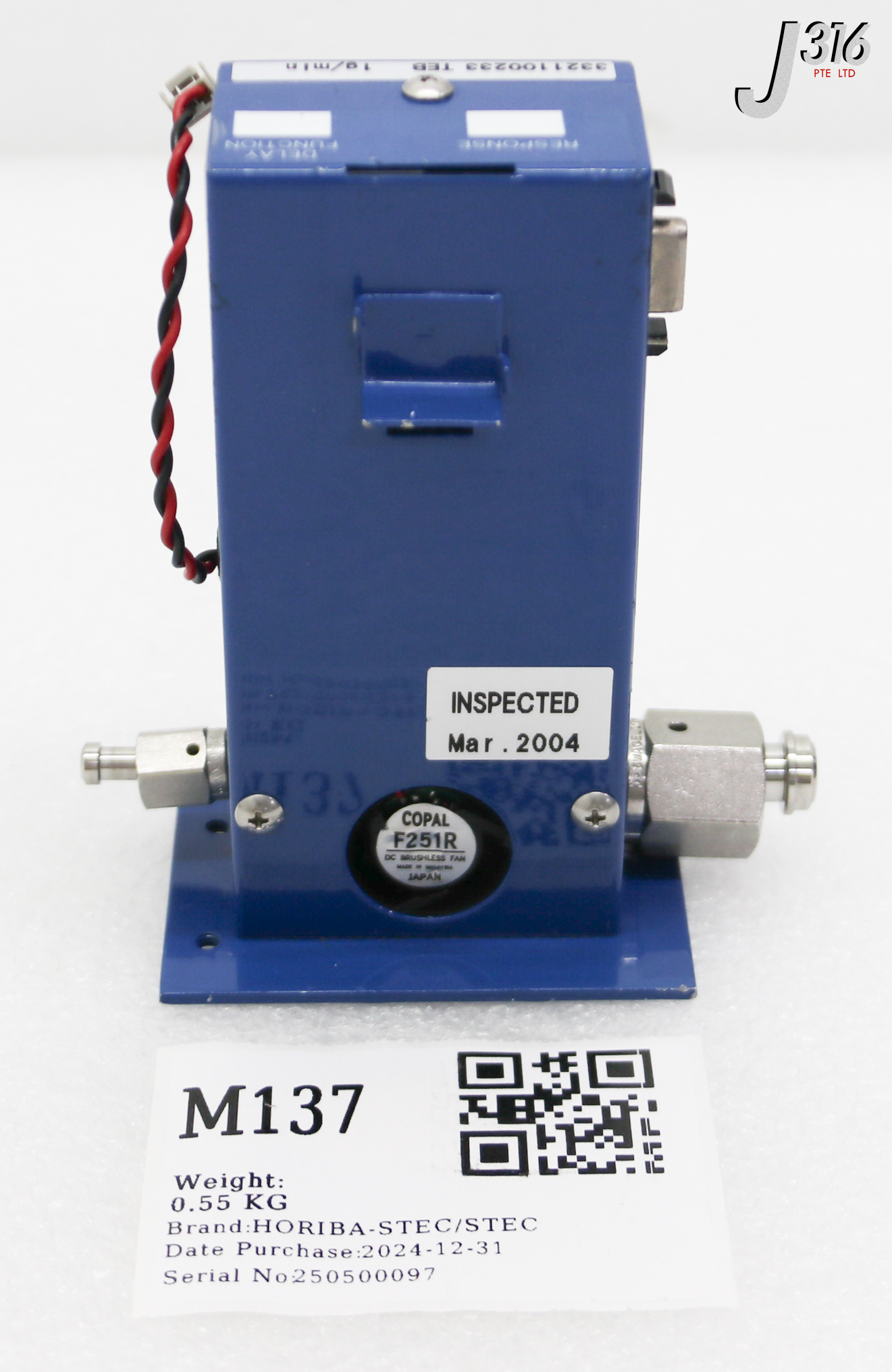 M137 HORIBA-STEC/STEC MFC LIQUID MASS FLOW METER (PARTS) LF-A40M-A-EVD