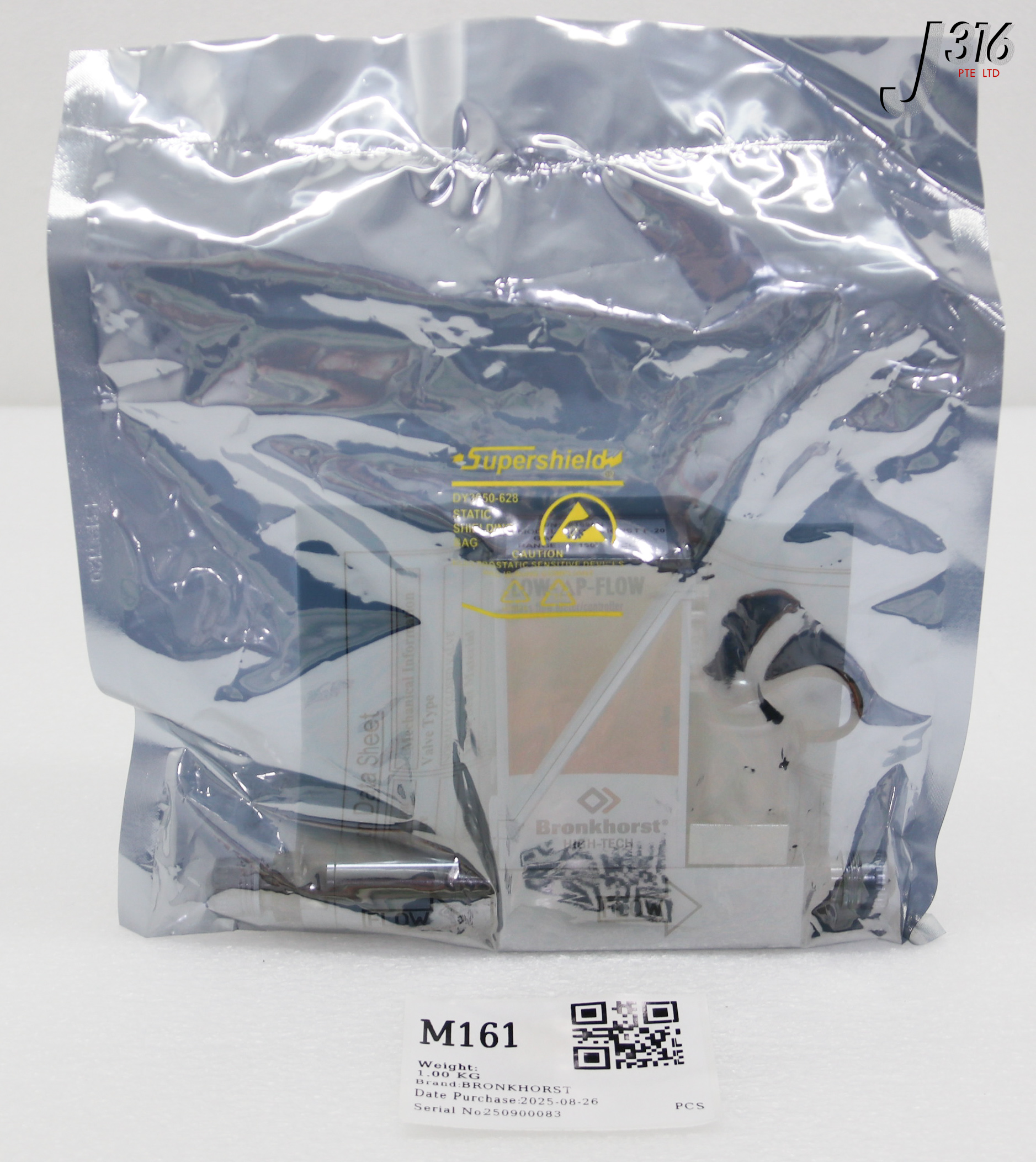 M161 BRONKHORST MFC, HIGH-TECH, LOW-P-FLOW/ CONTROLLER, GAS: N2, RANGE: 150SCCM(NEW) F-201D