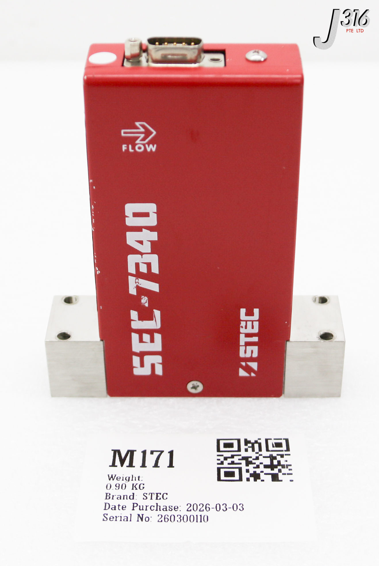 M171 STEC MASS FLOW CONTROLLER SEC-7340M