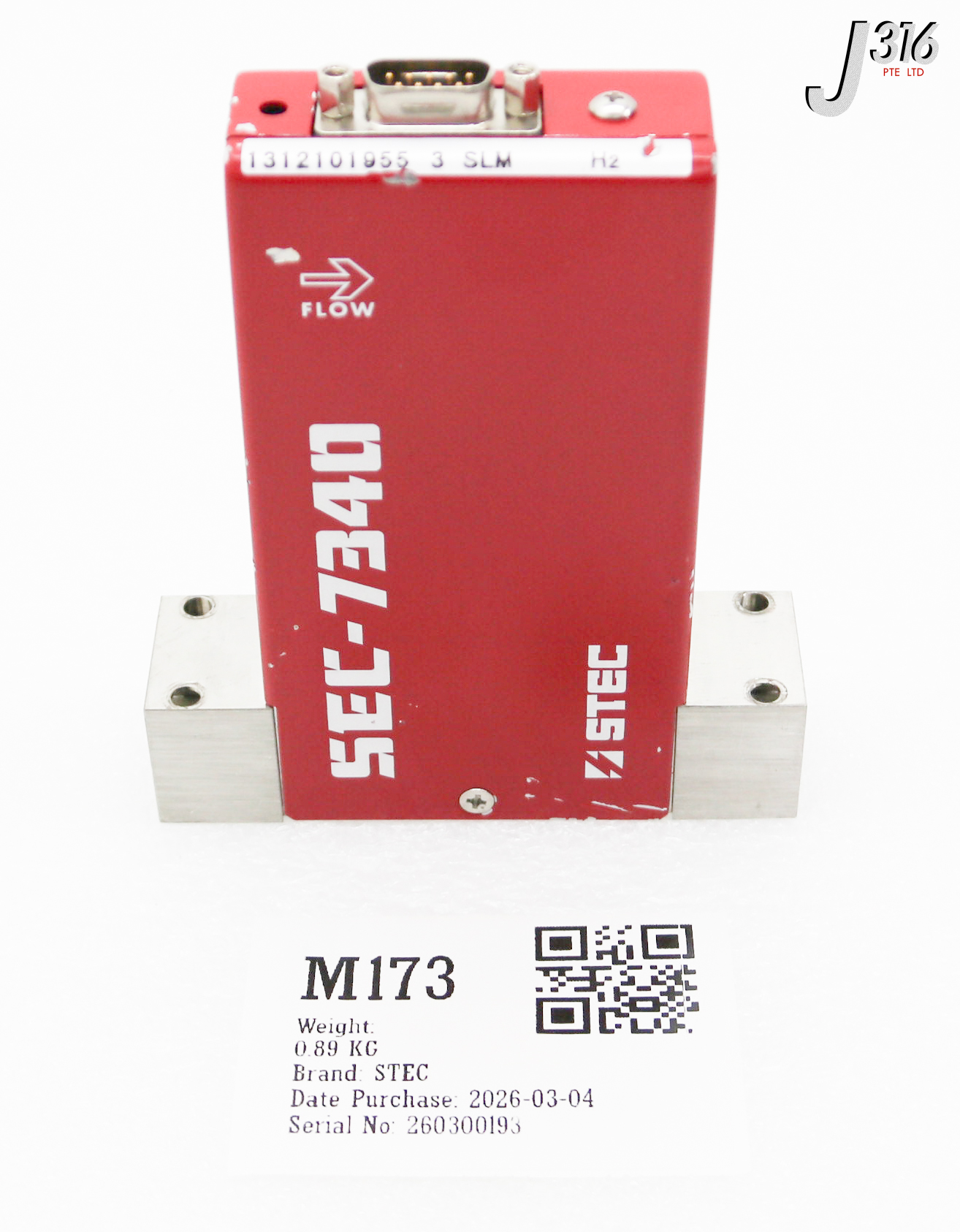 M173 STEC SEC-7340 MASS FLOW CONTROLLER SEC-7340MC