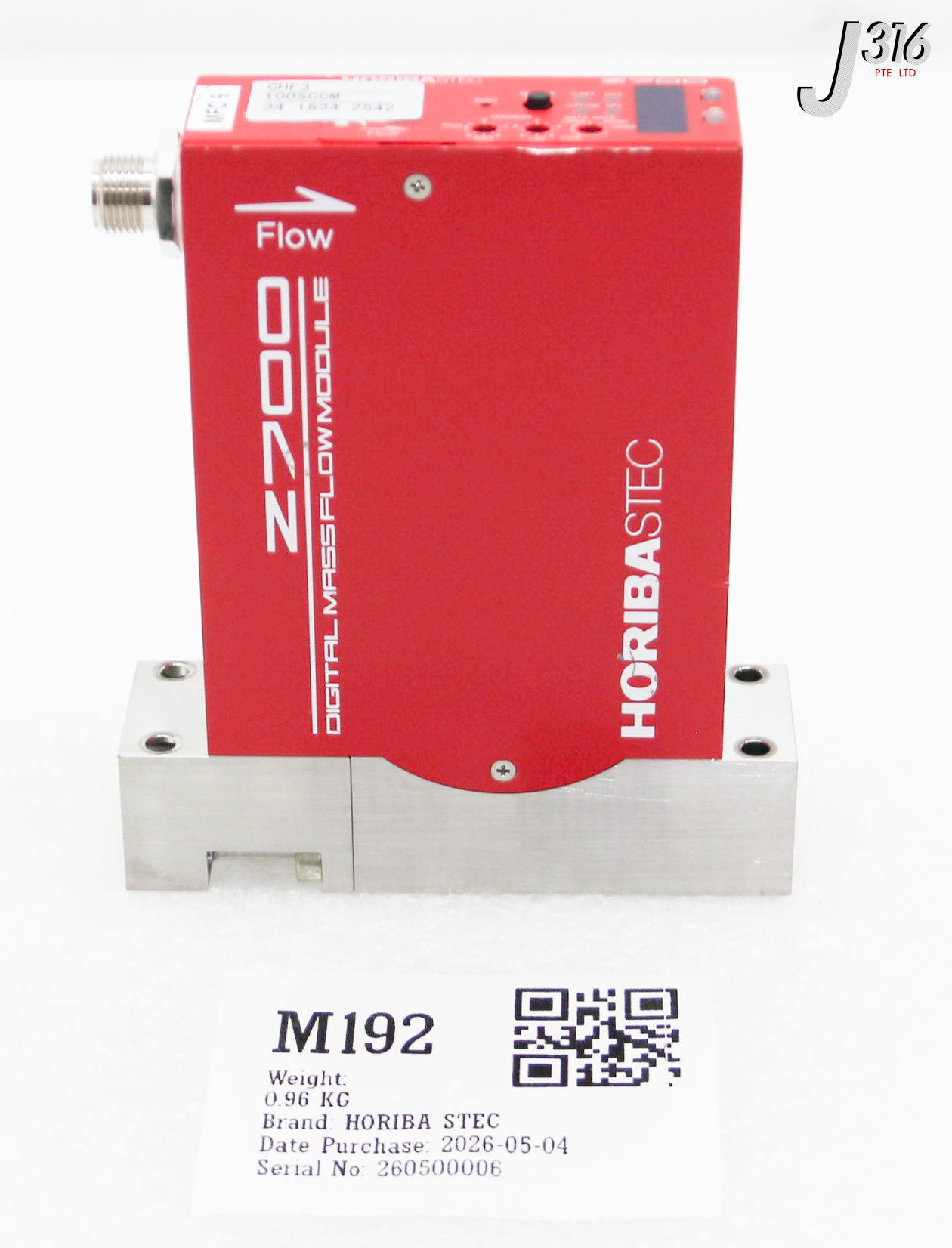 M192 HORIBA STEC Z700 DIGITAL MASSFLOW MODULE SEC-Z513MGX