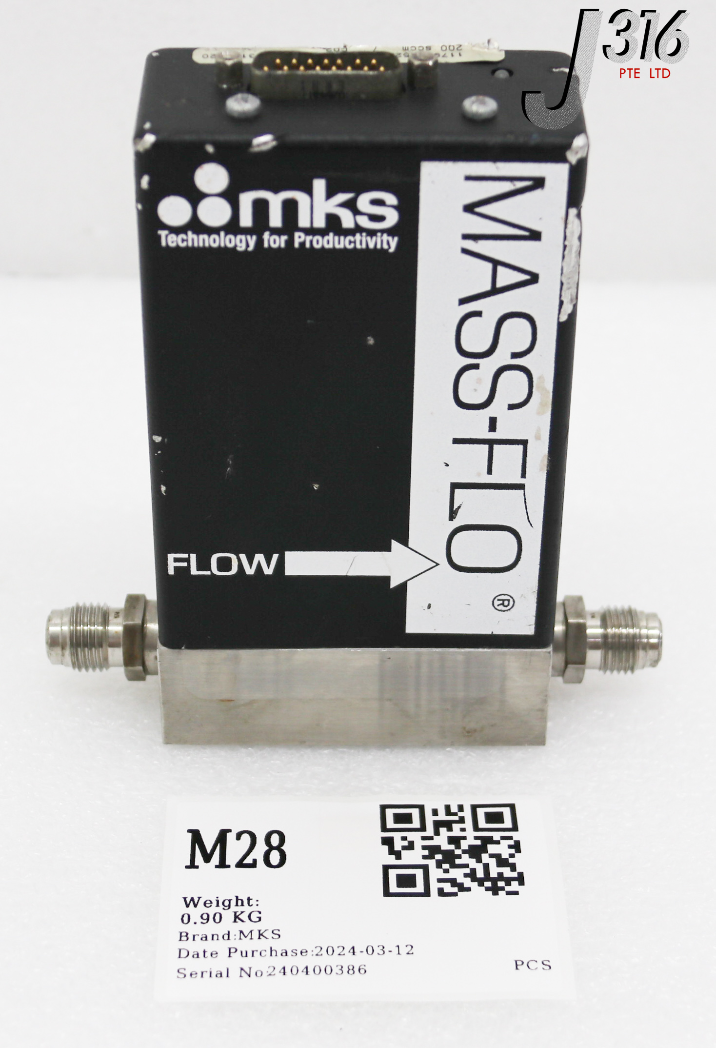 M28 MKS MFC, MASS-FLO 1179B02522CR1BV510