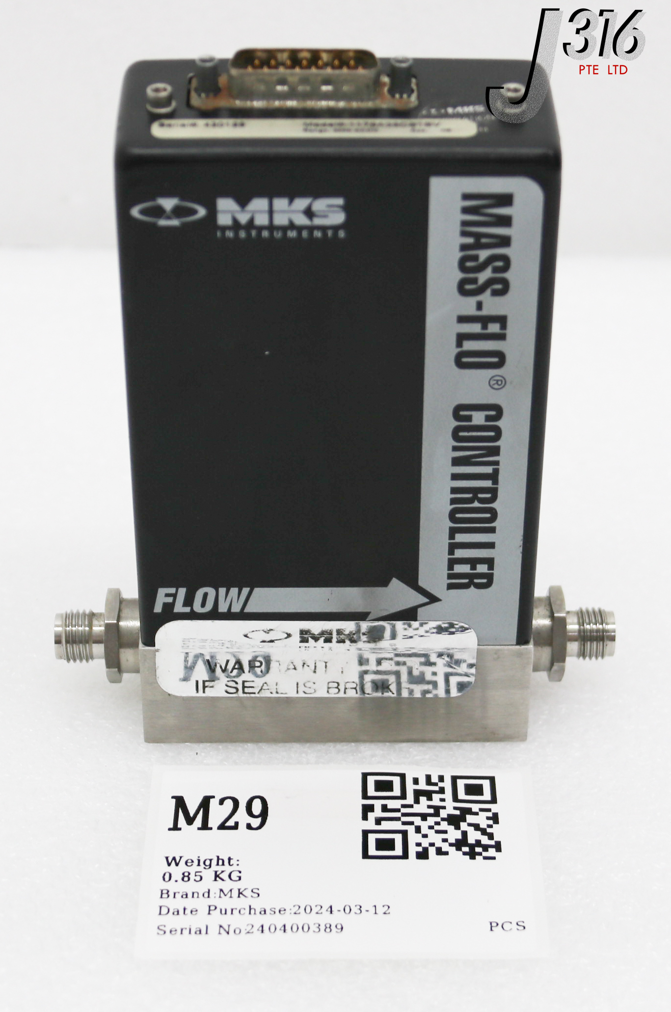 M29 MKS MFC, MASS-FLO CONTROLLER 1179A23CS1BV