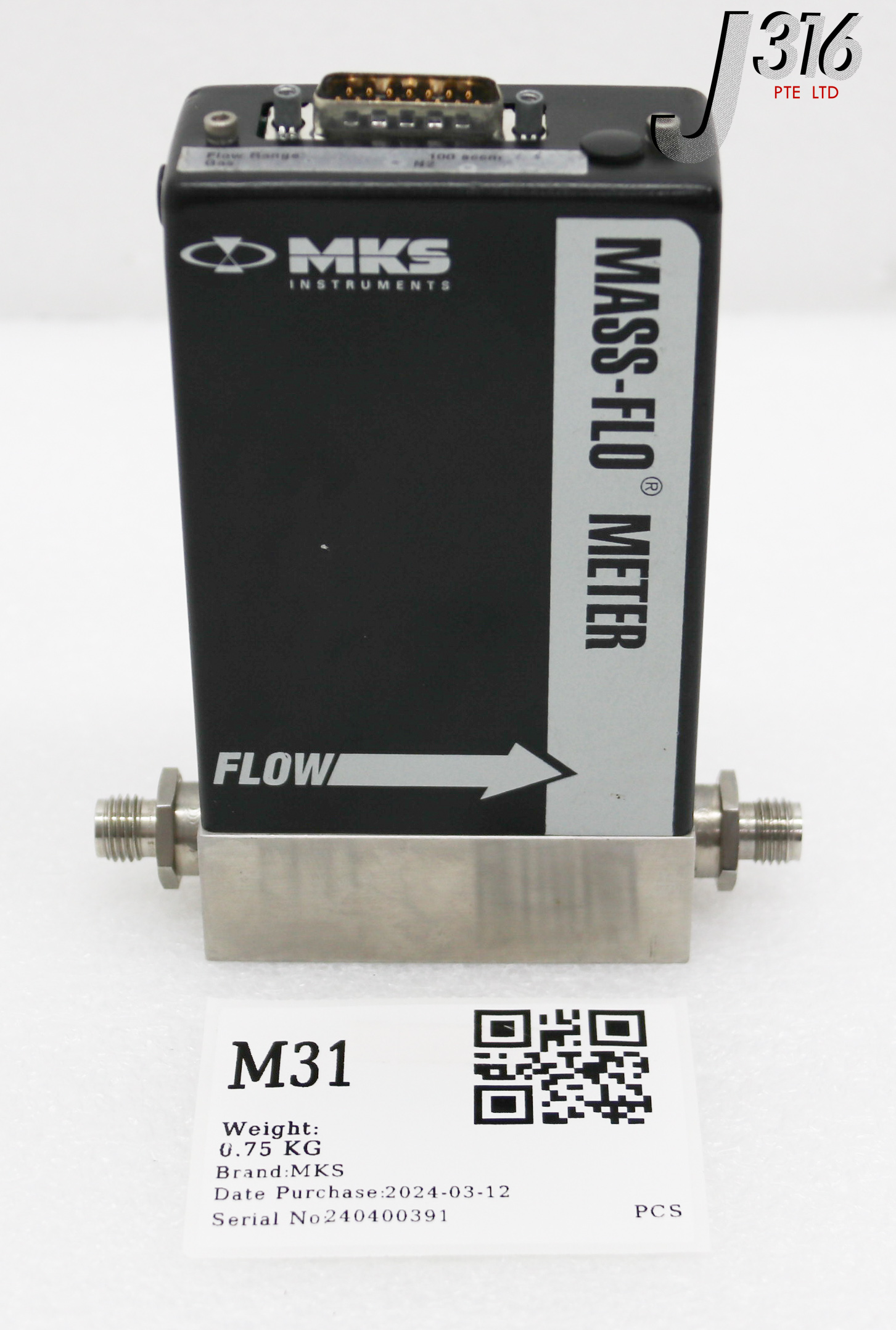 M31 MKS MFC, MASS-FLO METER 179A12CS3BM