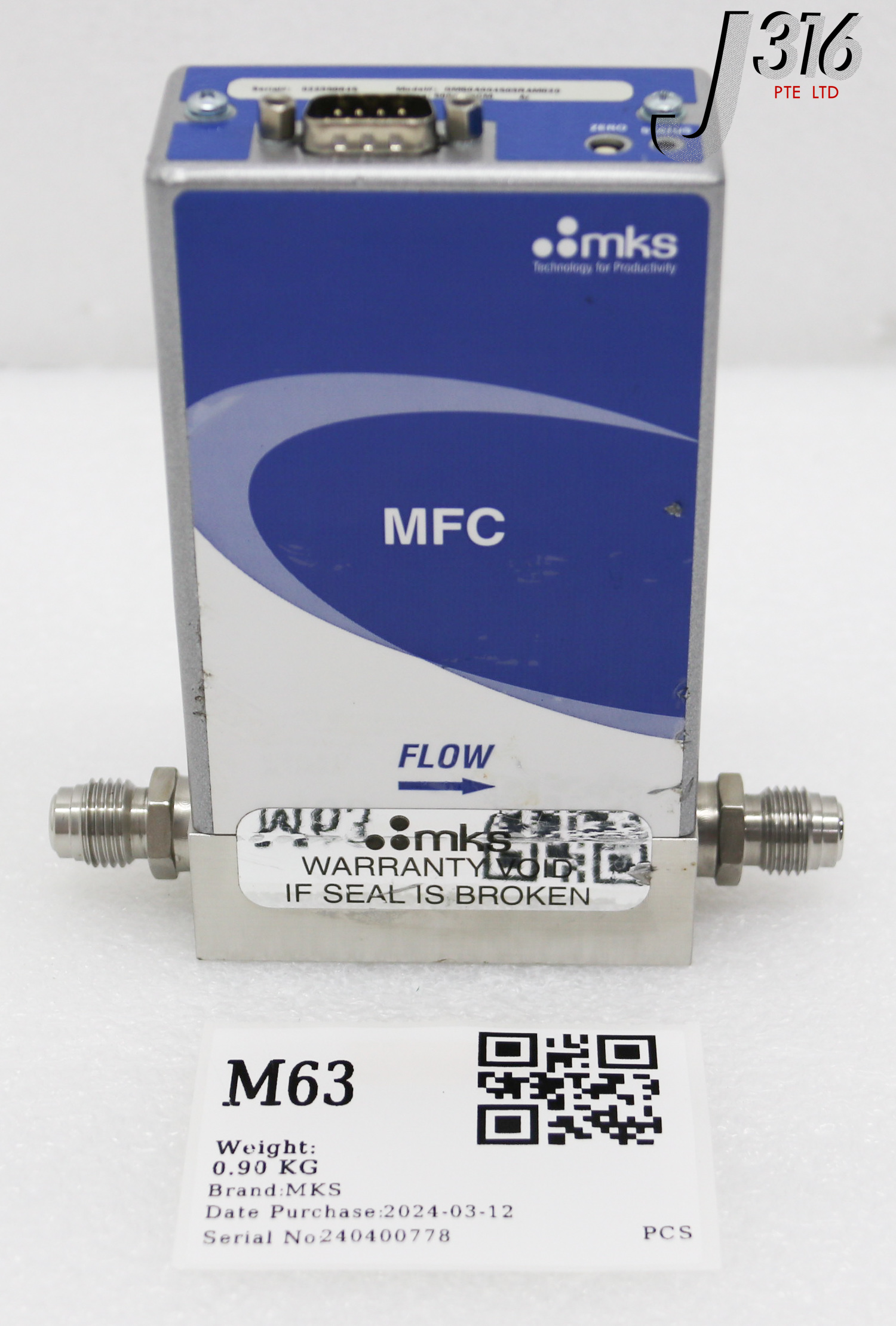M63 MKS MFC, IO TYPE "A" GM50A004503RAM020