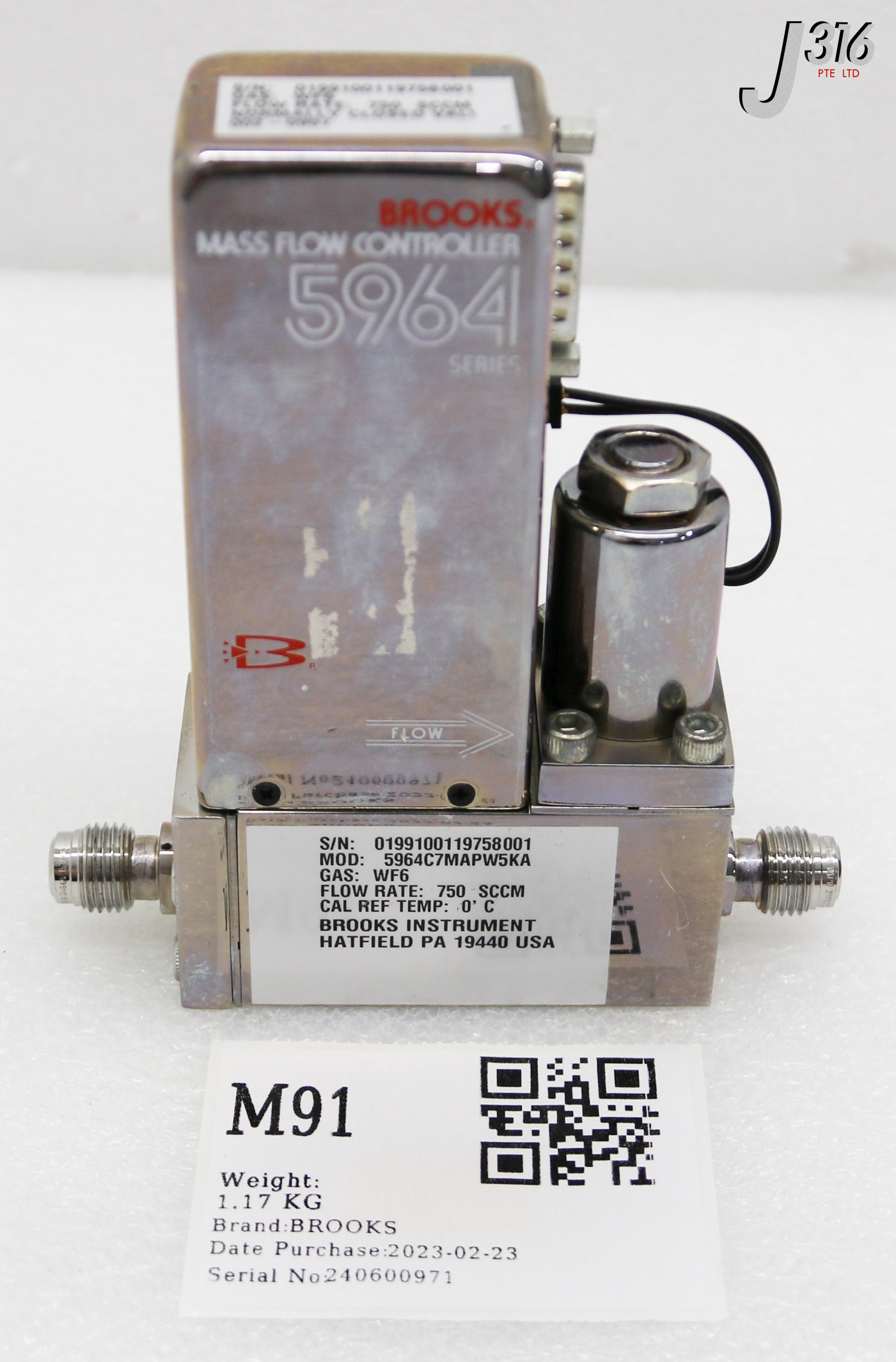 M91 BROOKS MFC 5964 SERIES 5964C7MAPW5KA