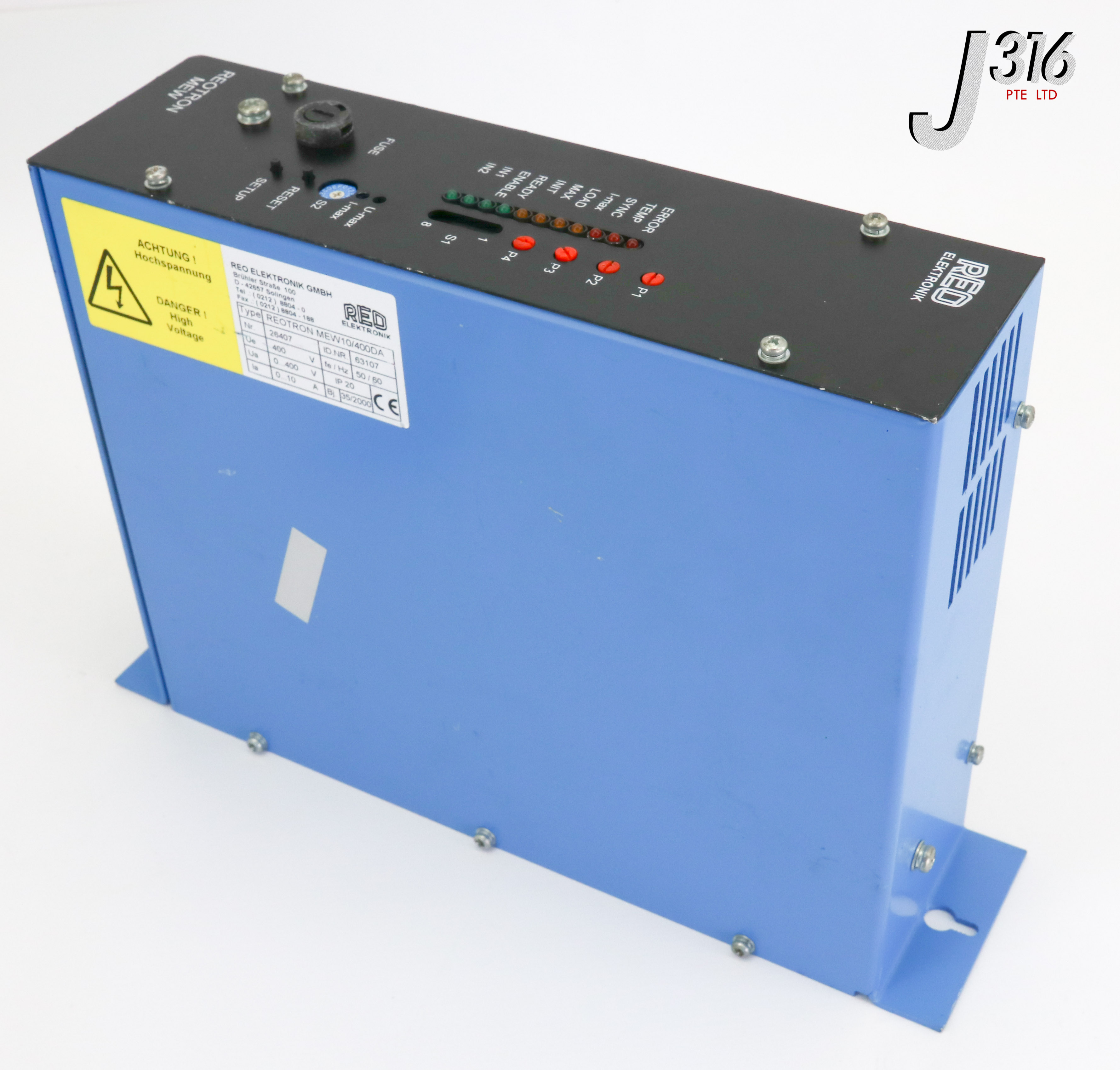 R10 REO ELEKTRONIK POWER CONTROLLER REOTRON MEW10 400DA – J316Gallery