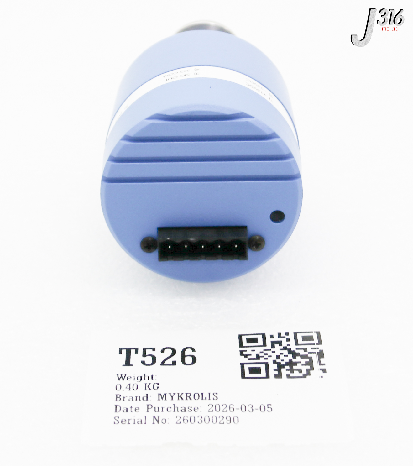 T526 MYKROLIS MILLIPORE CAPACITANCE DIAPHRAGM GAUGE, 0-10 VDC, 0-1 TORR CDL0112